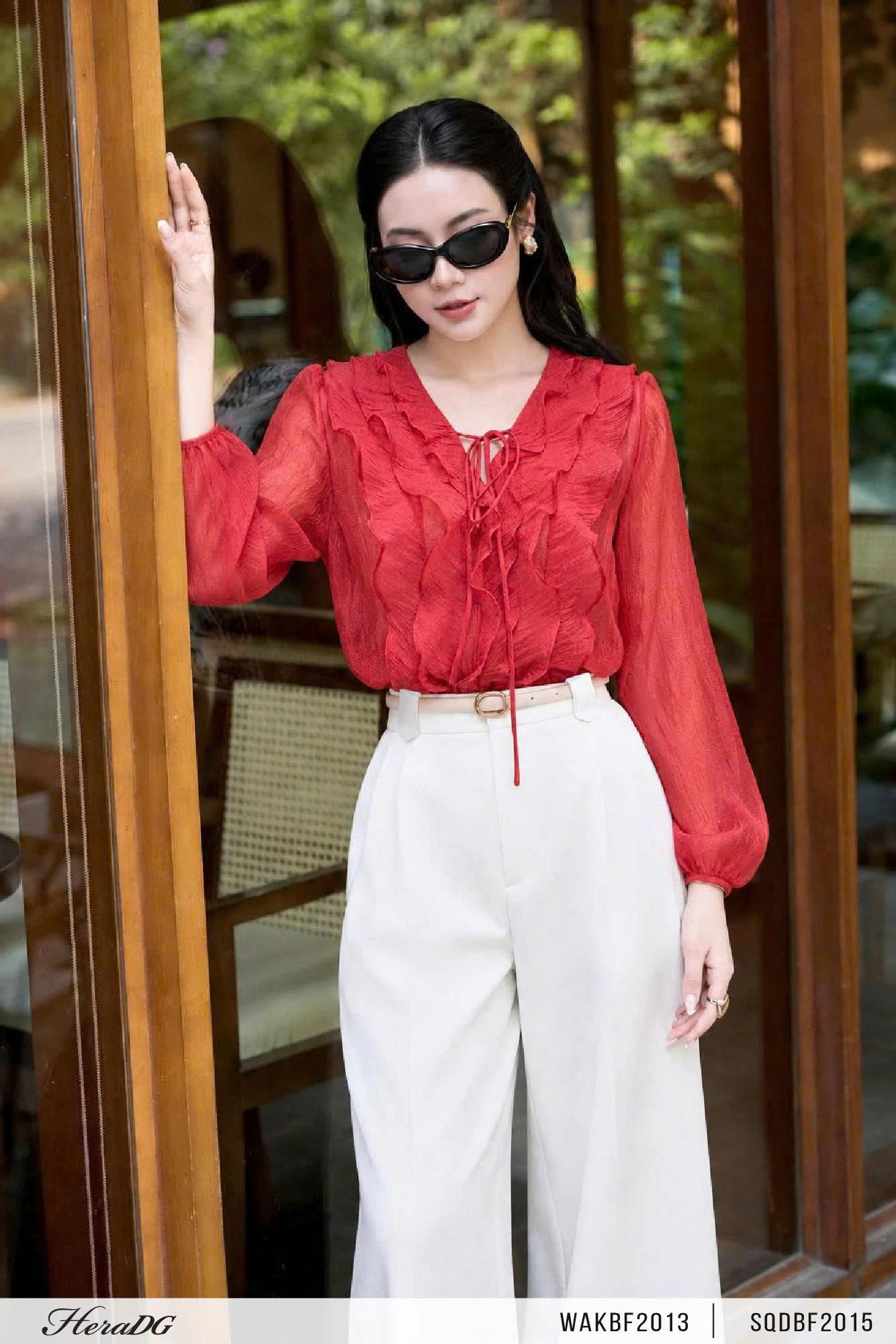 Áo cổ V thân bèo – ảnh 6