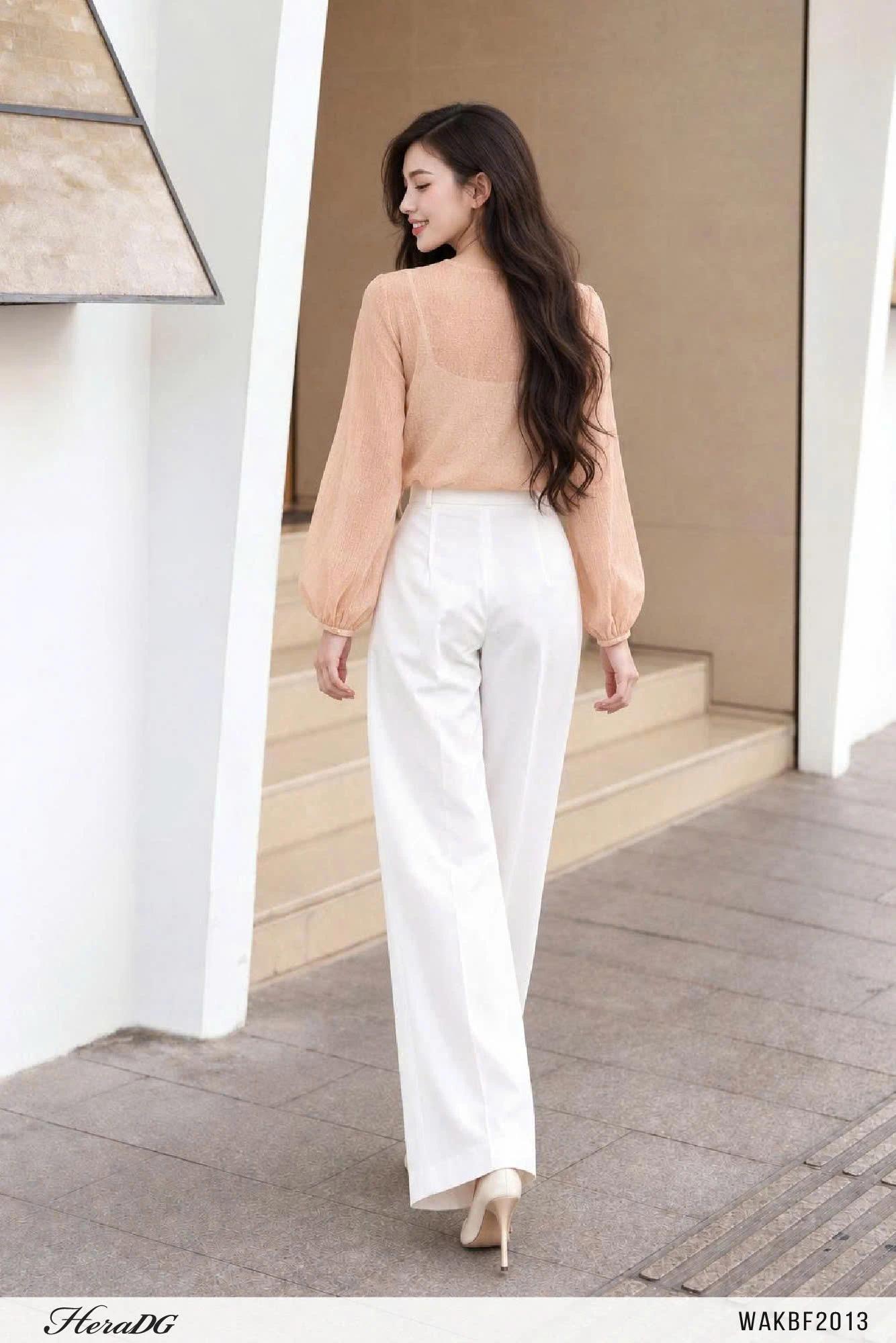 Áo cổ V thân bèo – ảnh 4