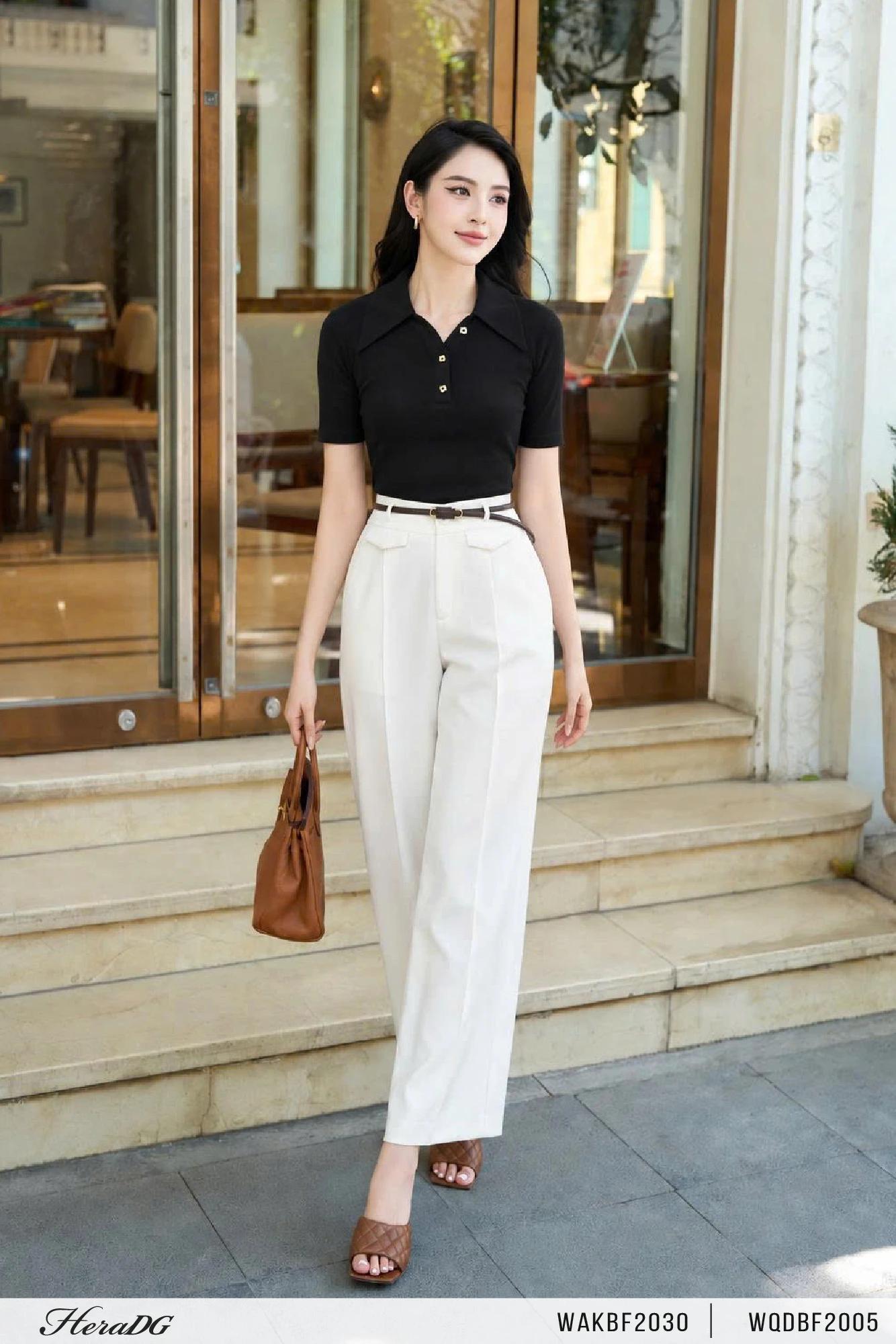 Áo thun cổ trụ tay lỡ – ảnh 3