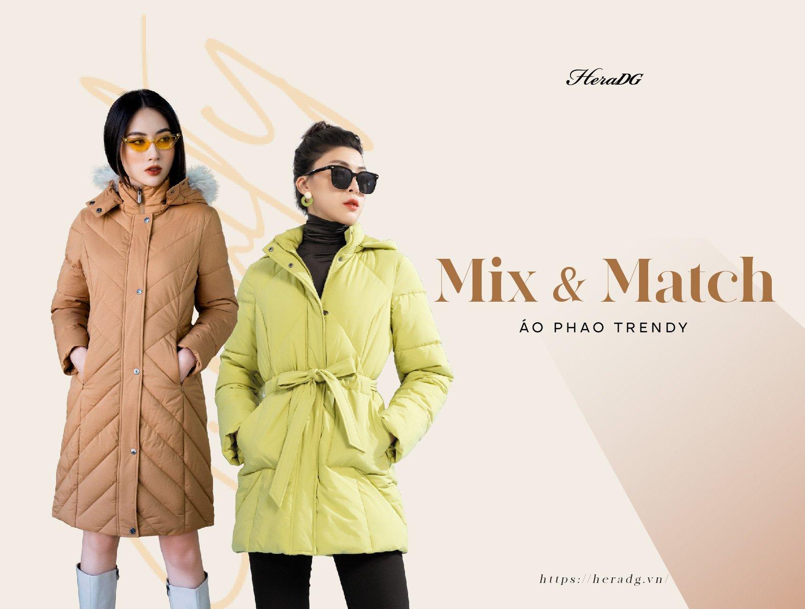 5 cách mix&match áo phao nữ trendy cùng HeraDG