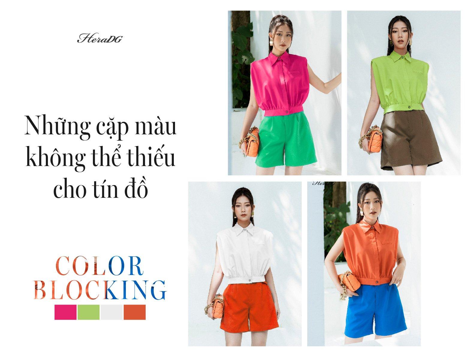 NHỮNG CẶP MÀU KHÔNG THỂ THIẾU CHO TÍN ĐỒ COLOR BLOCKING