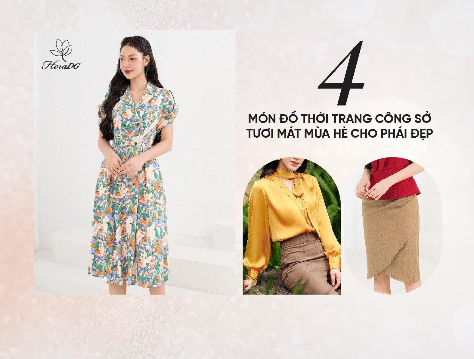 Những món đồ thời trang công sở tươi mát mùa hè cho phái đẹp