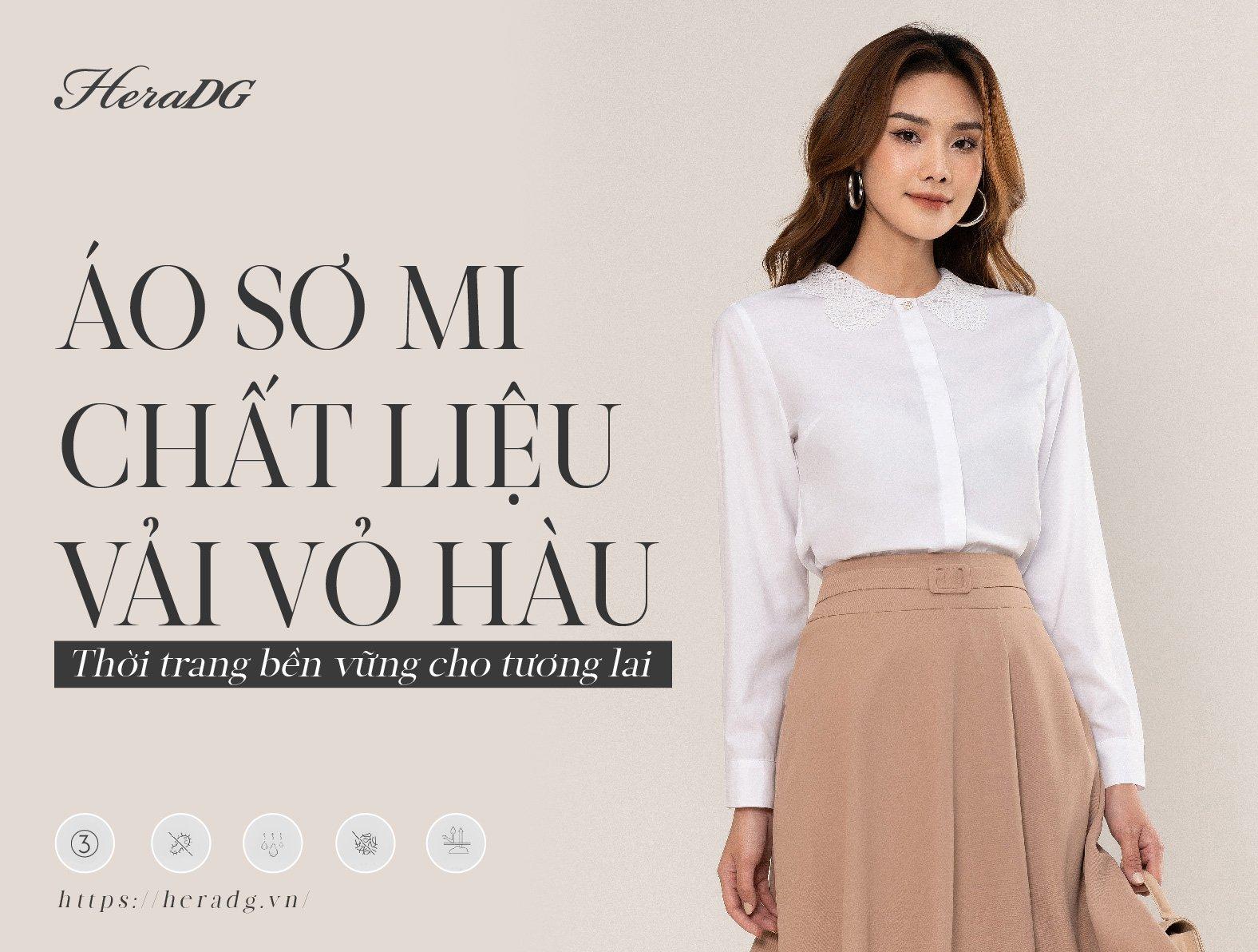 HeraDG ra mắt áo sơ mi chất liệu vải vỏ hàu - xu hướng thời trang bền vững cho tương lai
