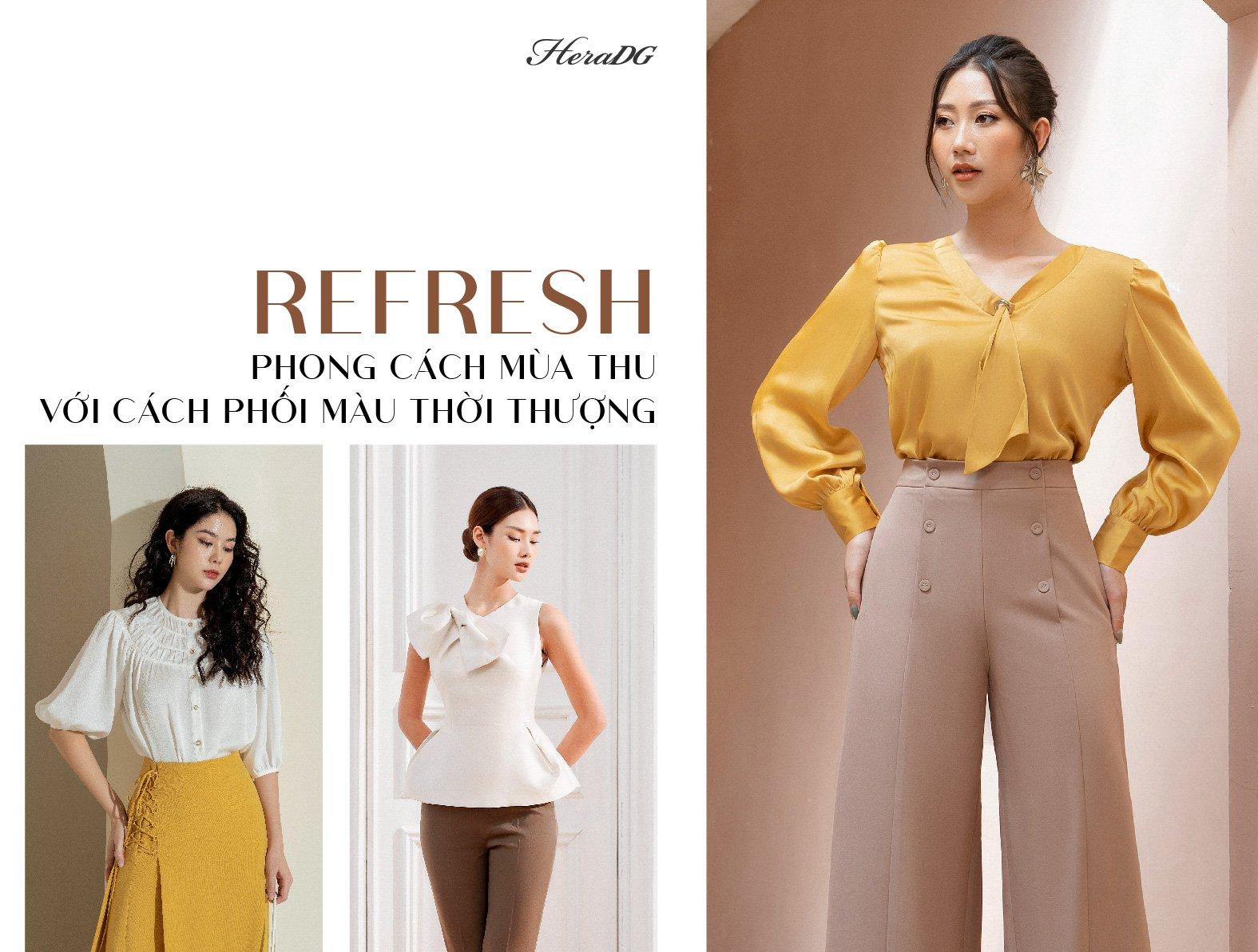 Refresh phong cách mùa Thu với 4 cách phối màu thời thượng