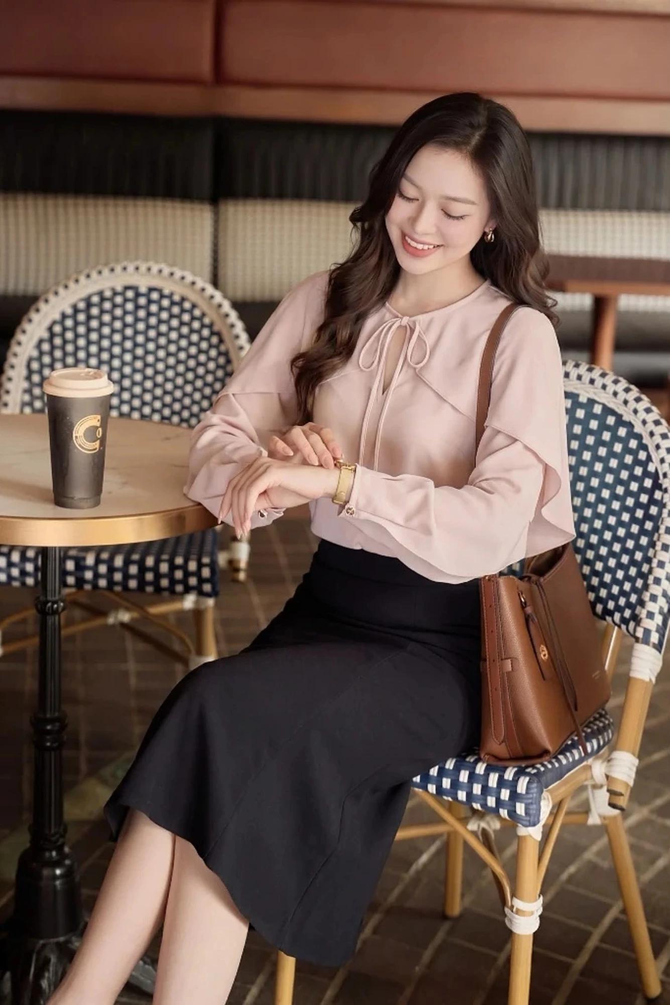 Chân váy midi đuôi cá cạp cao HeraDG form đẹp, ôm dáng, chất liệu Tuytsi cao cấp – ảnh 3