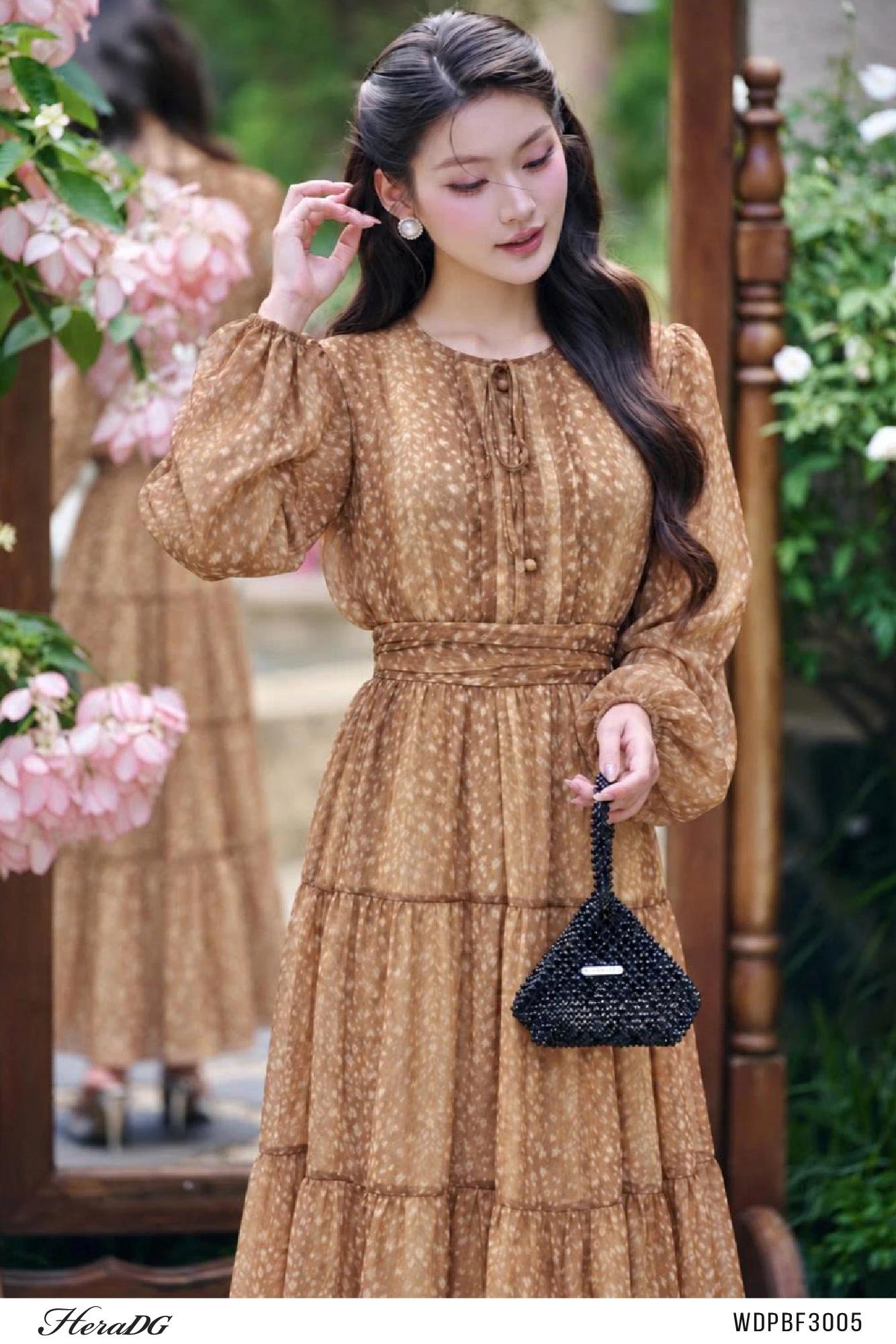 Đầm xòe họa tiết – ảnh 2