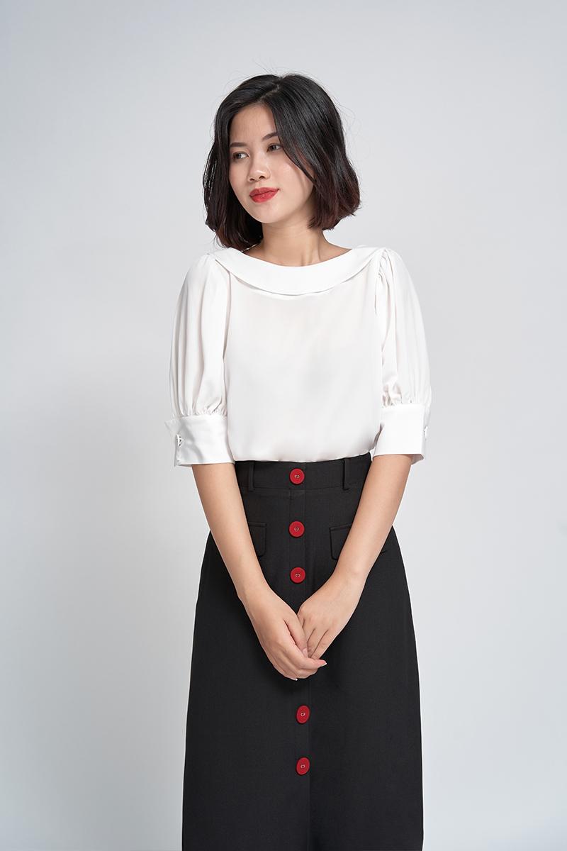 Áo kiểu nơ sau