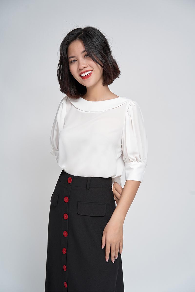 Áo kiểu nơ sau