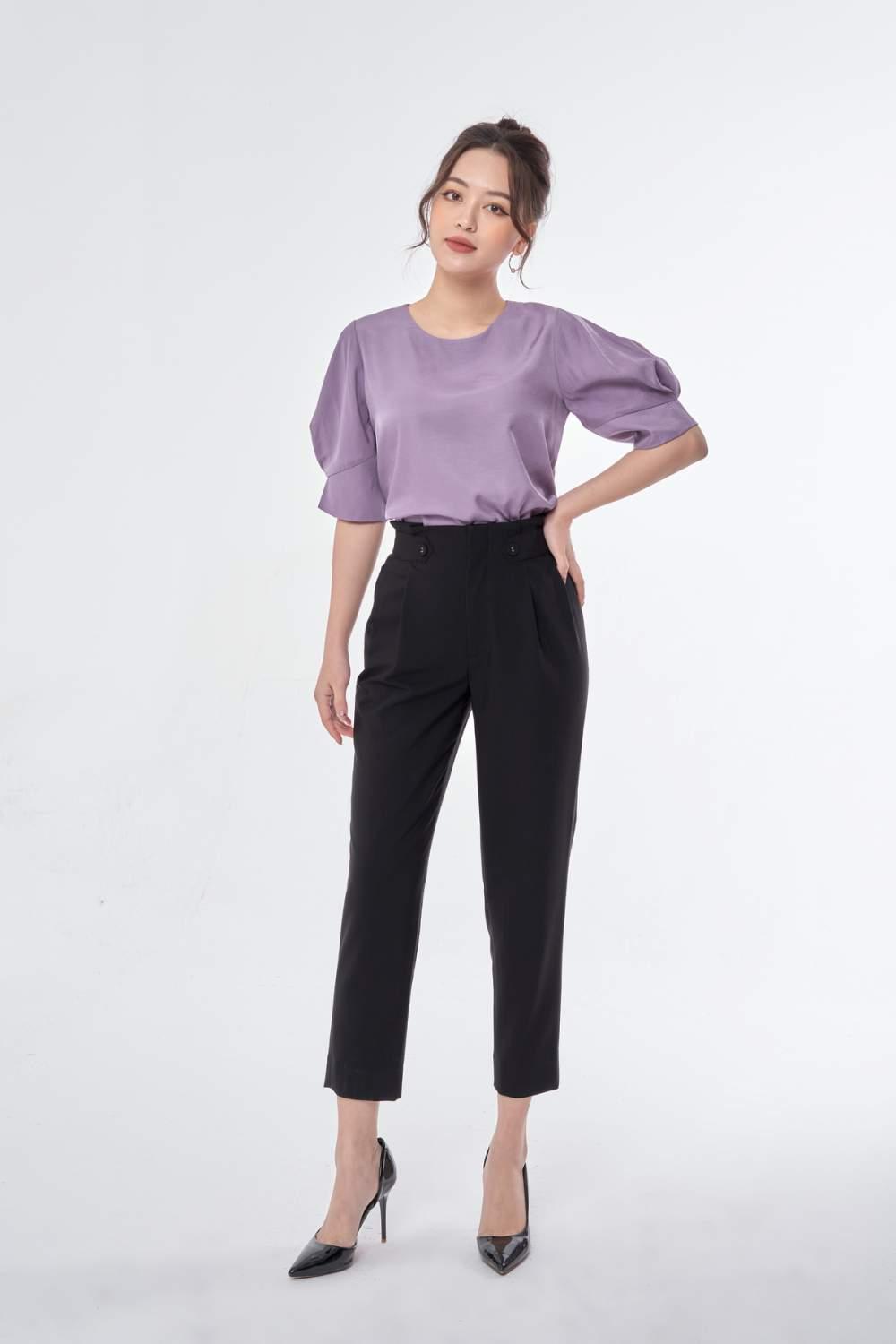 Áo kiểu tay bồng xếp