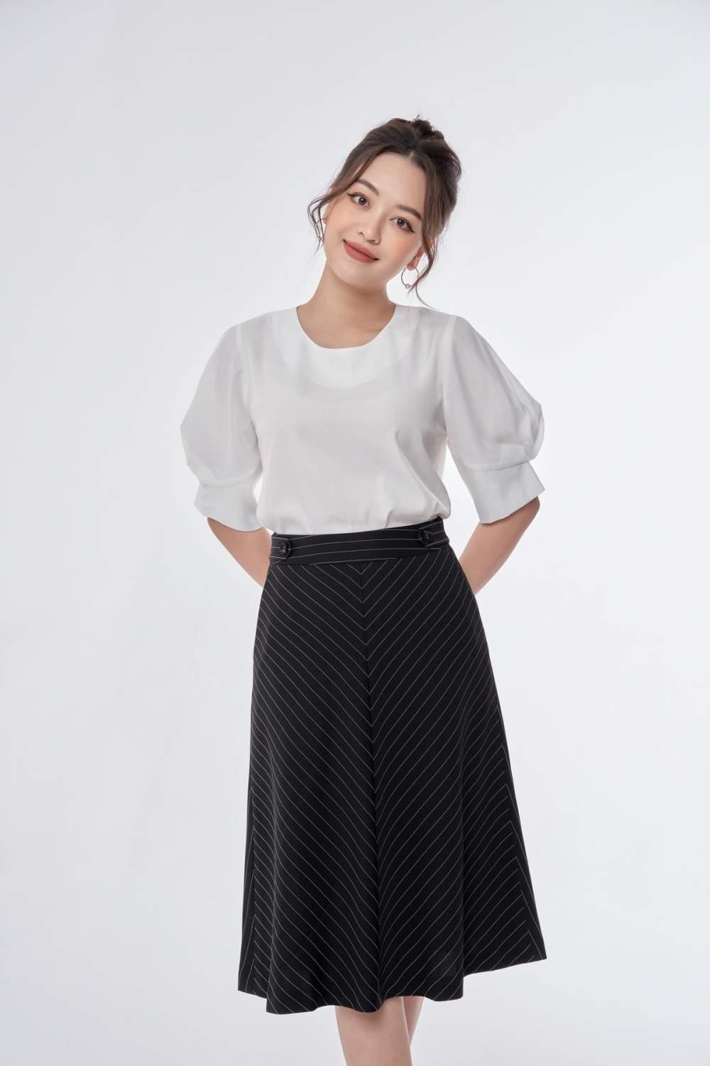 Áo kiểu tay bồng xếp