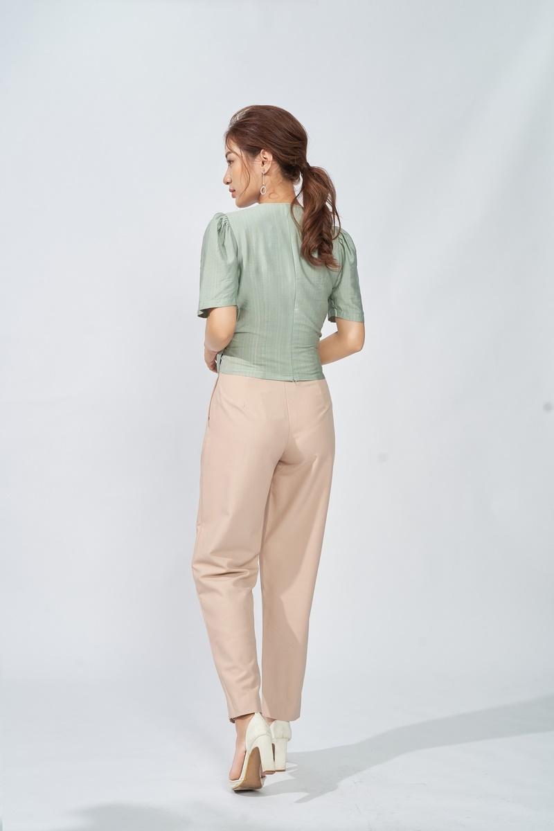 Áo kiểu nơ eo