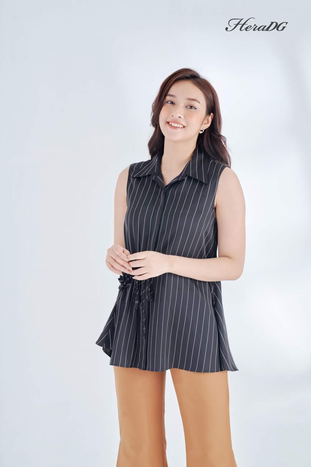 Áo kiểu rút dây eo