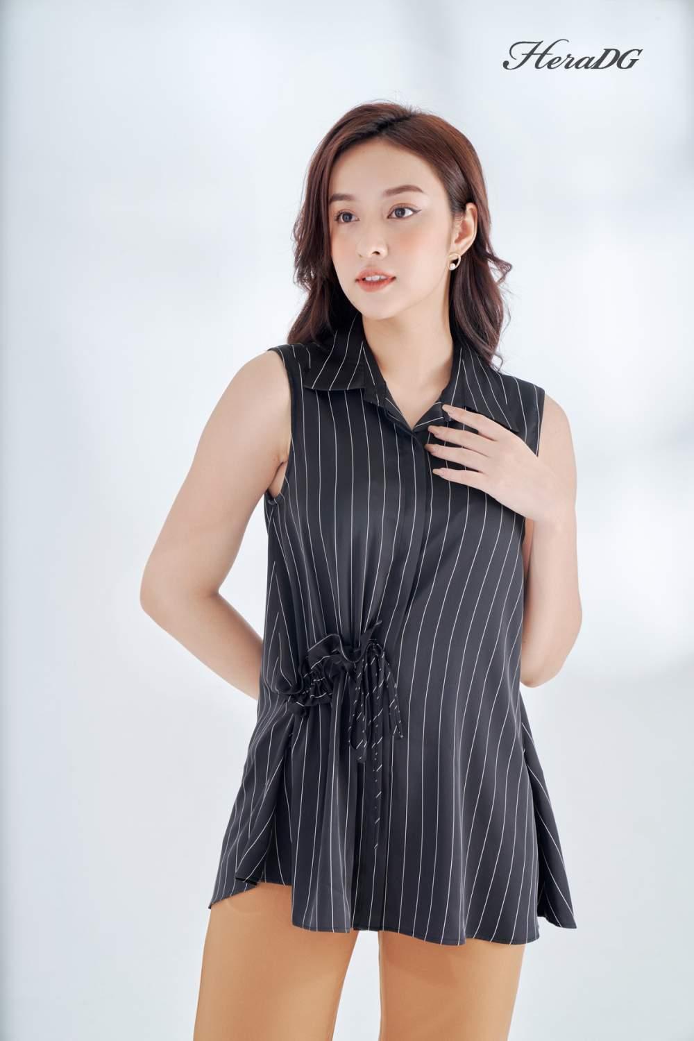 Áo kiểu rút dây eo