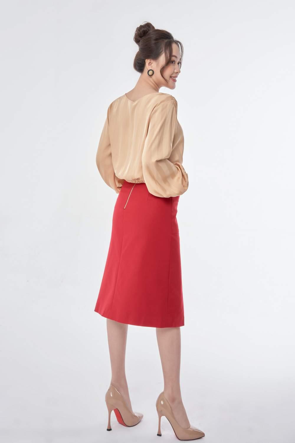 Áo kiểu xoắn eo