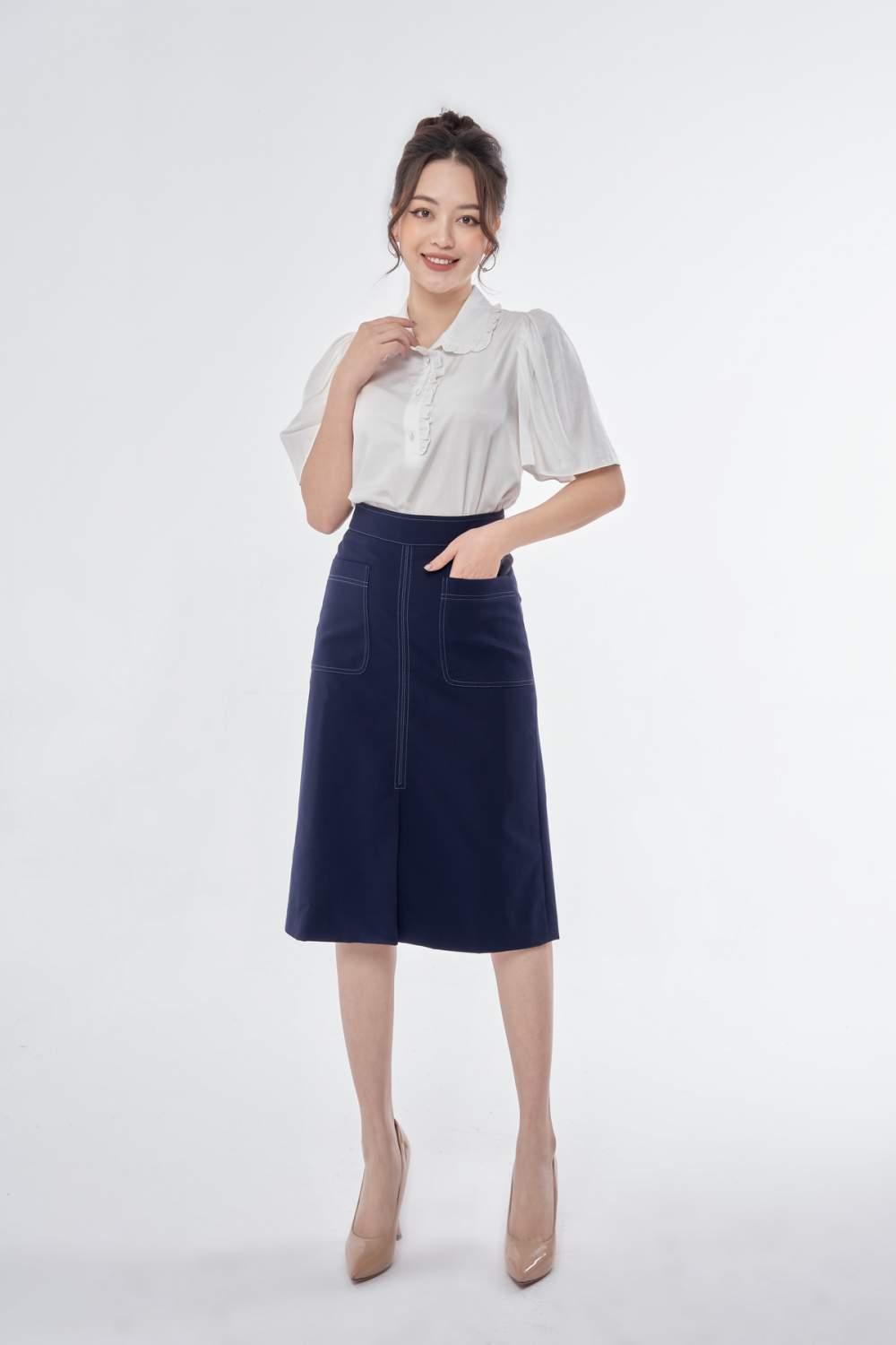 Áo kiểu cổ sen