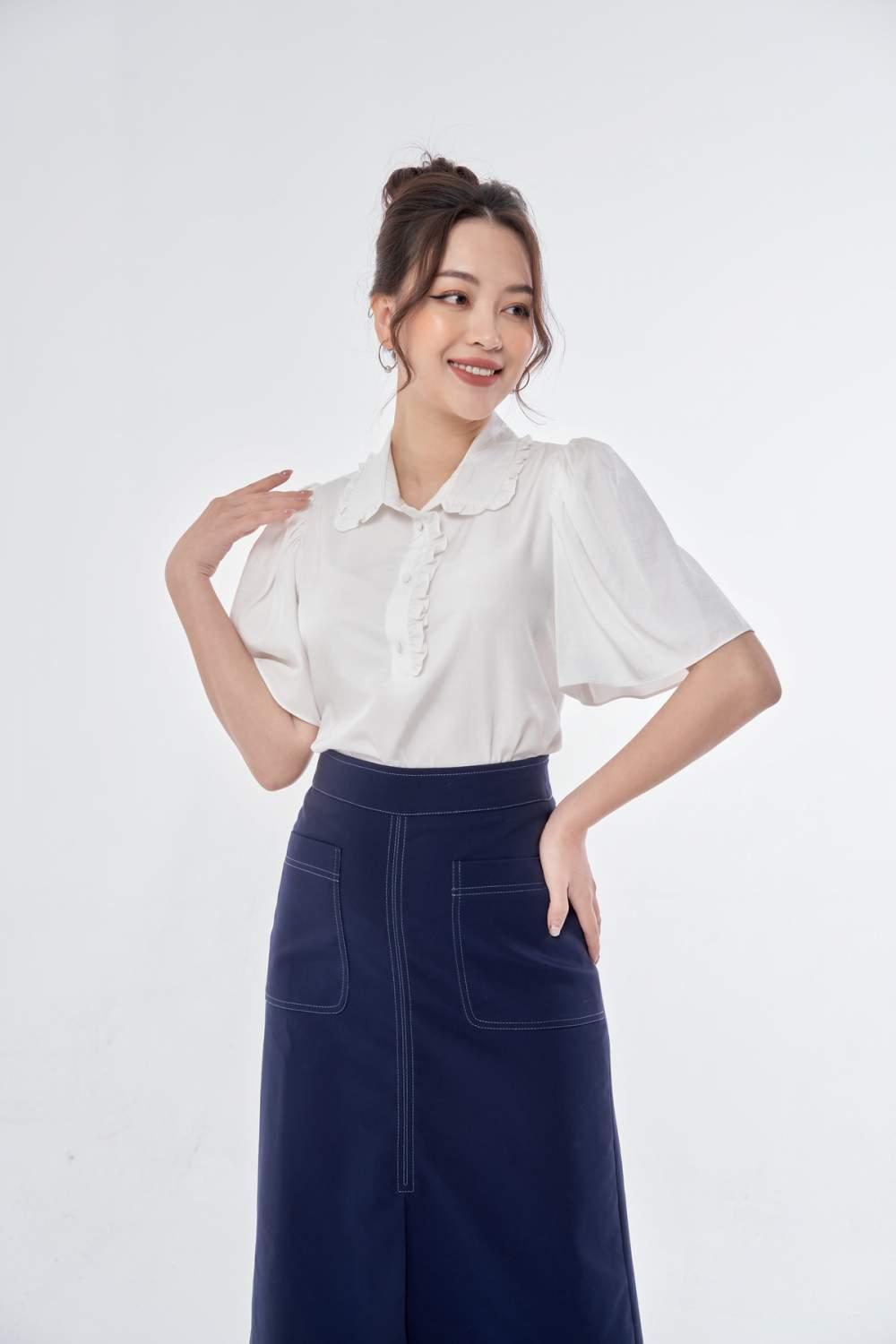 Áo kiểu cổ sen