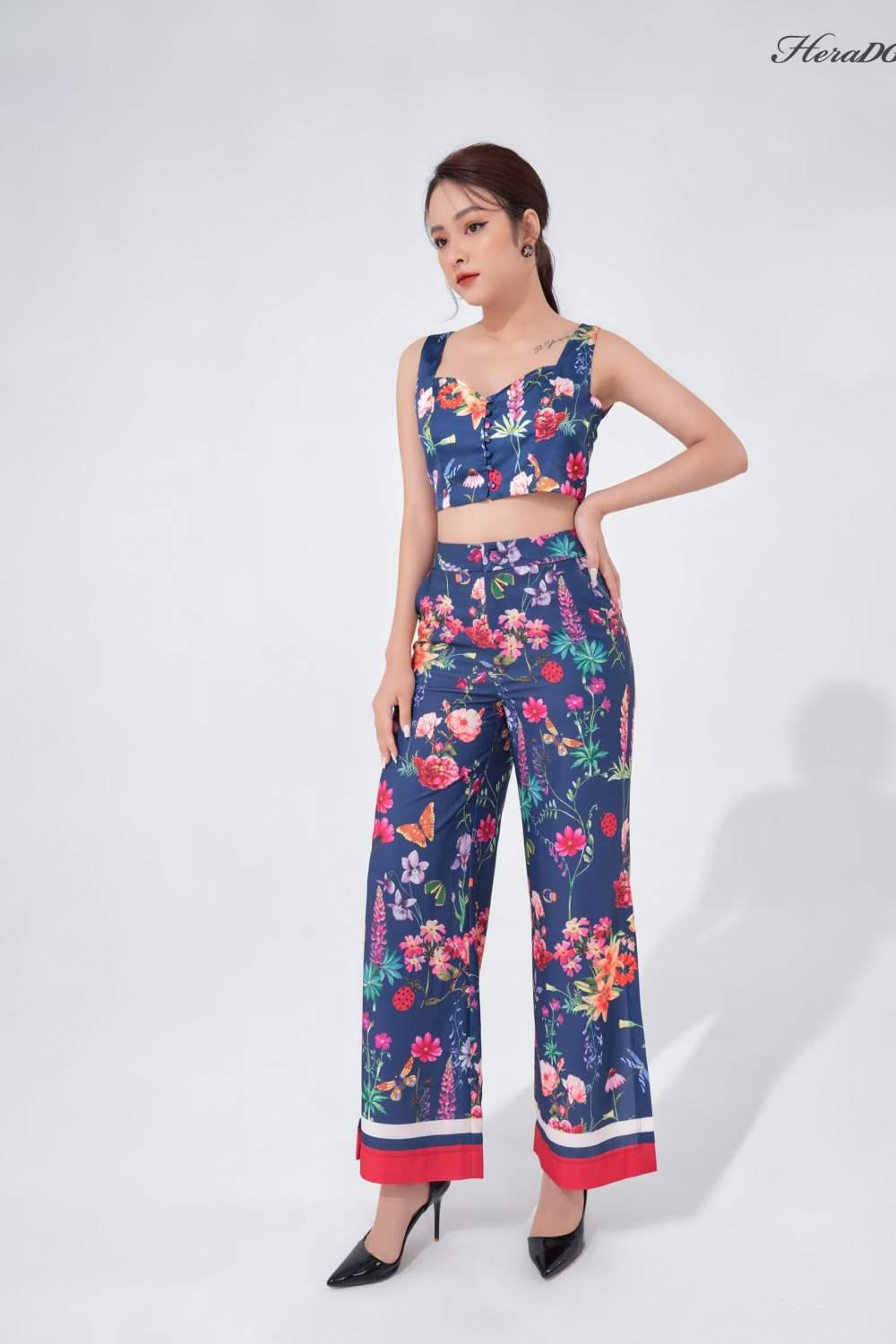 Áo croptop cài cúc trước