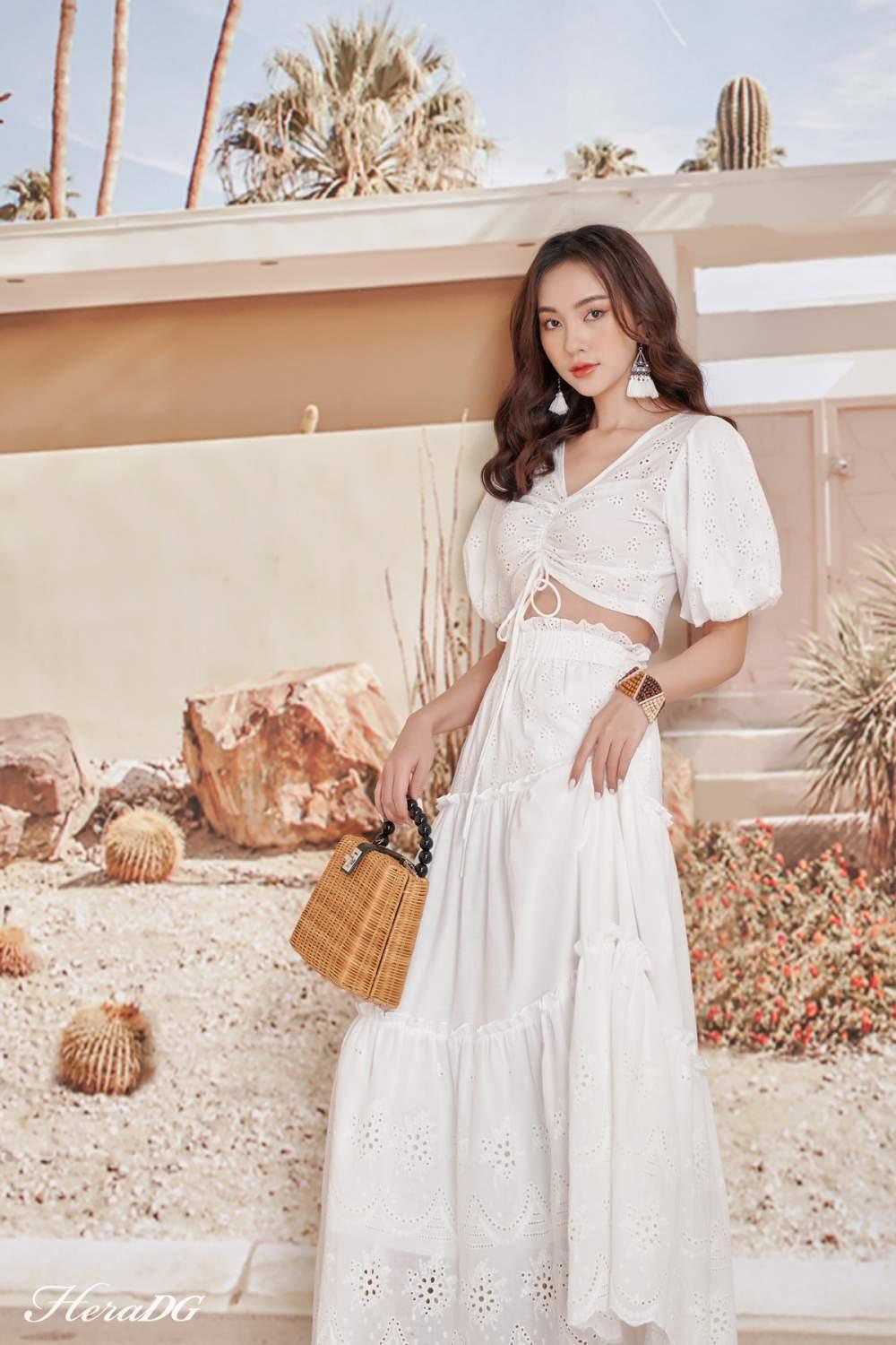 Áo crop rút ngực