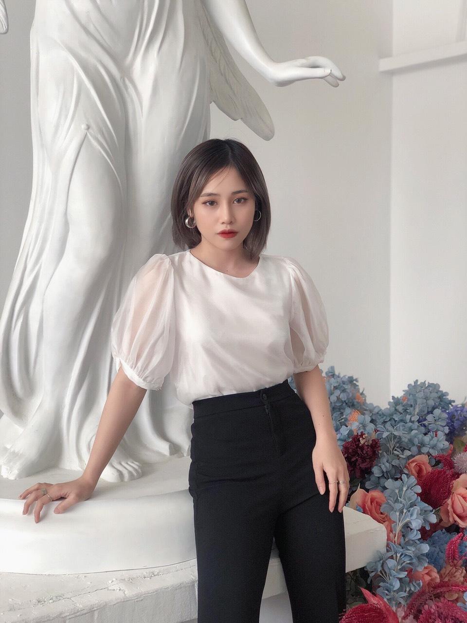 Áo kiểu tay bồng