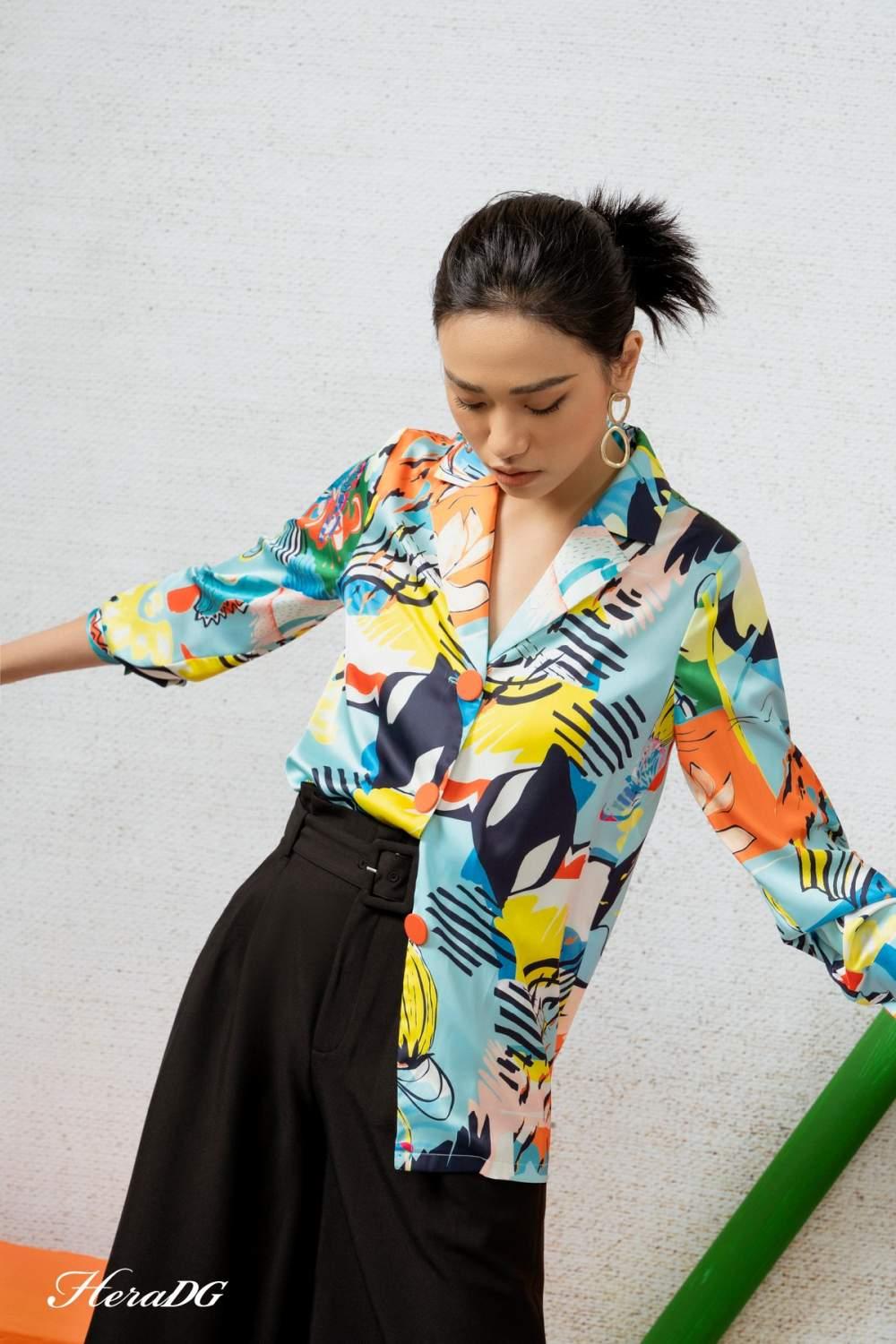 Áo kiểu cổ 2 ve dài tay
