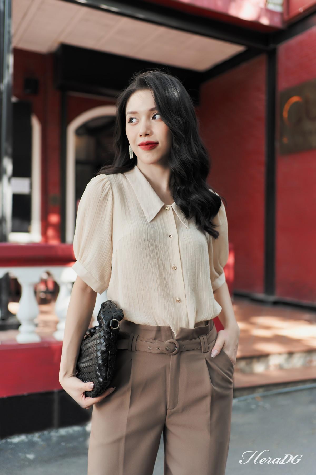 Áo suông tay bồng