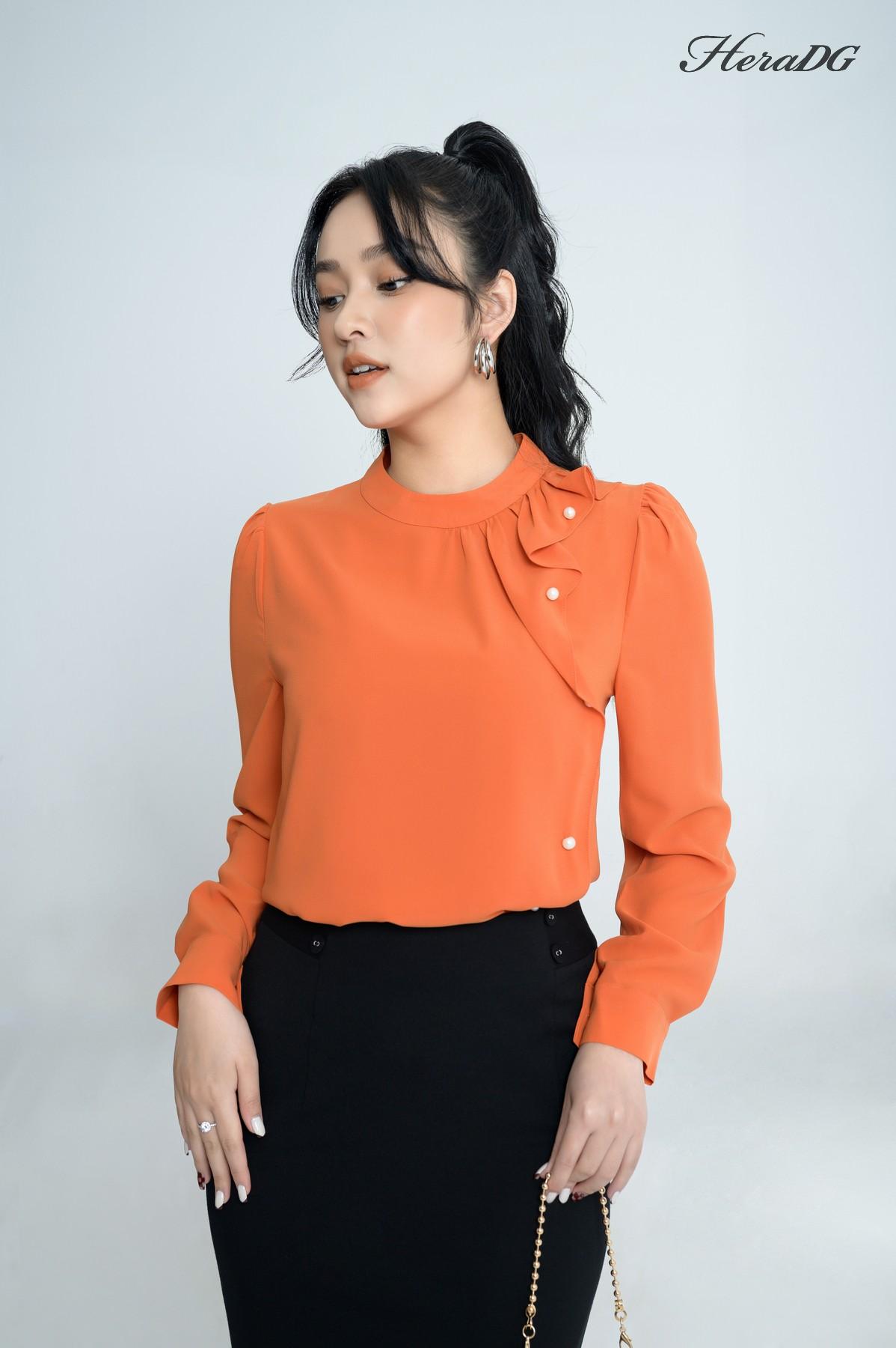 Áo kiểu bèo cách điệu