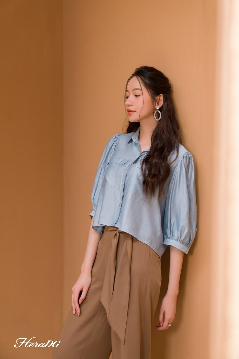 Áo cổ đức tay lỡ