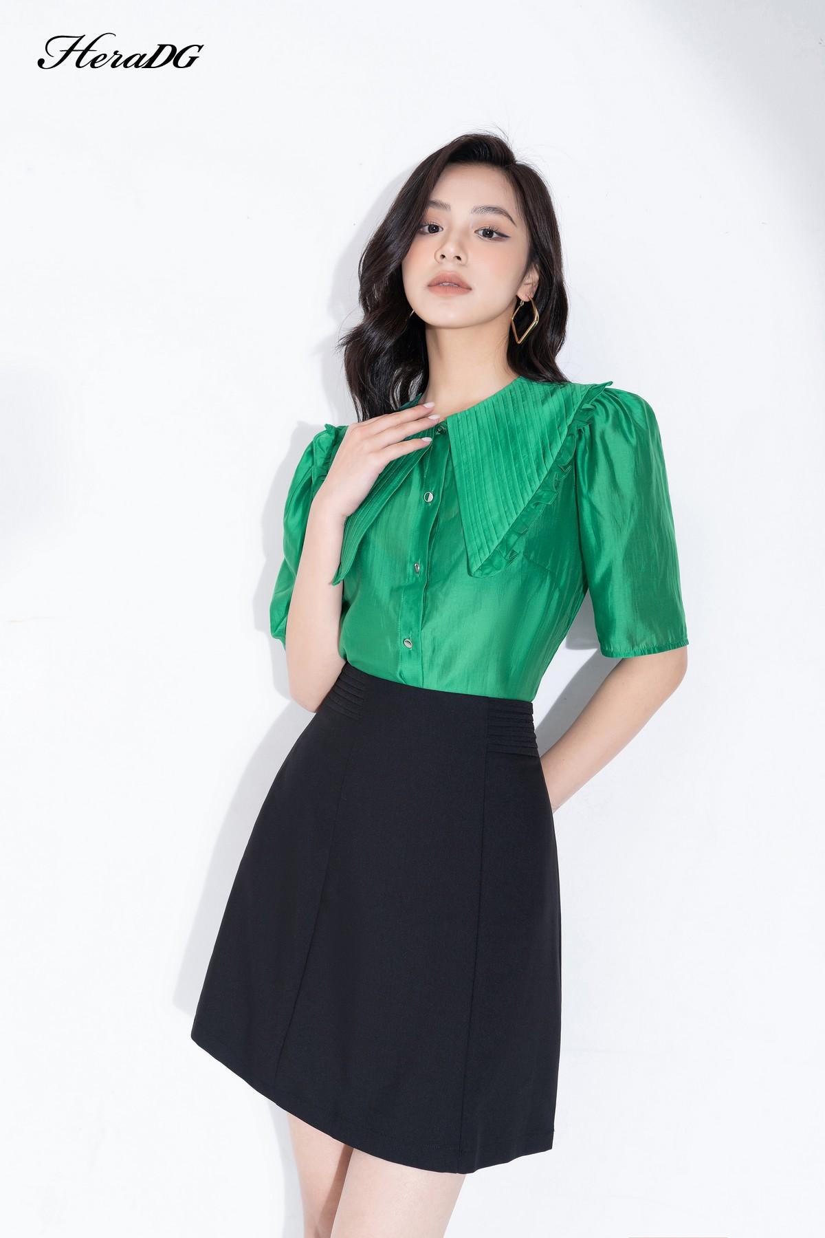 Áo sơ mi tay bồng