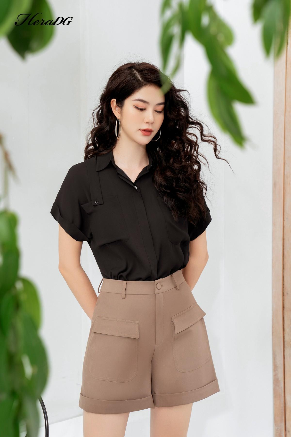 Áo tay liền, túi ngực