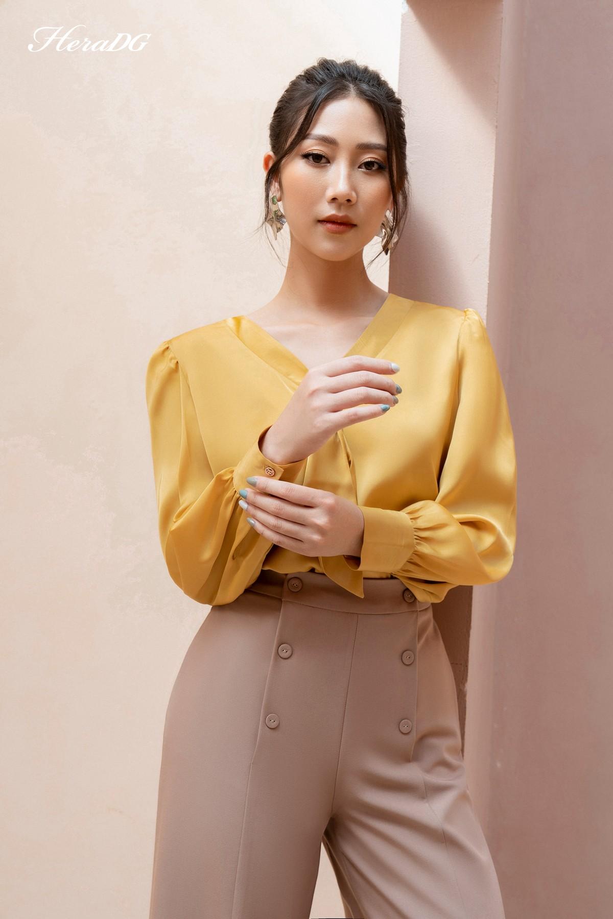 Áo suông oze bèo cổ