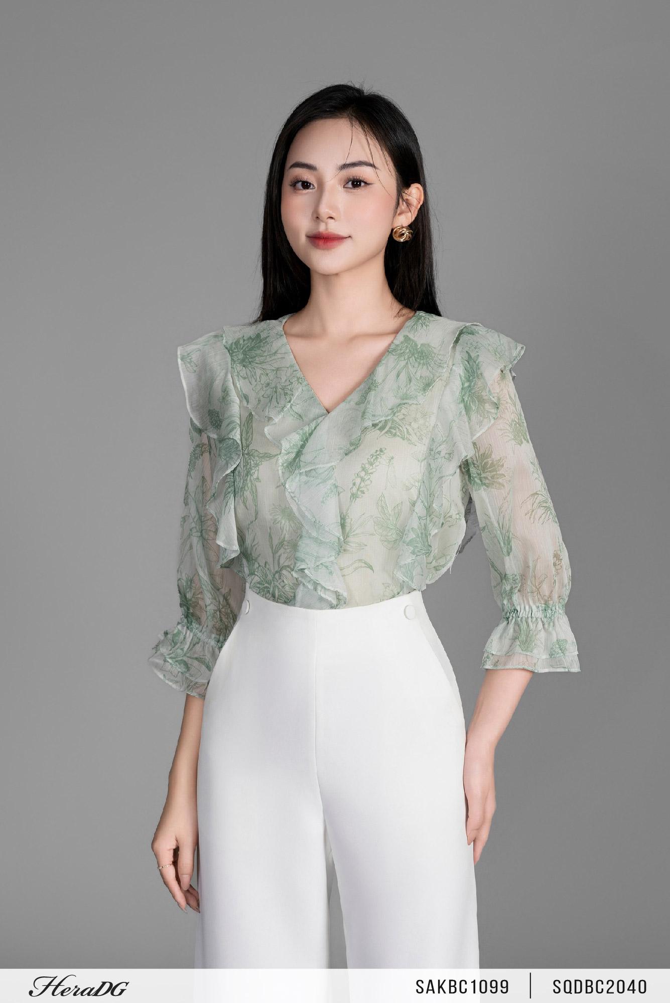 Áo kiểu kẹp bèo
