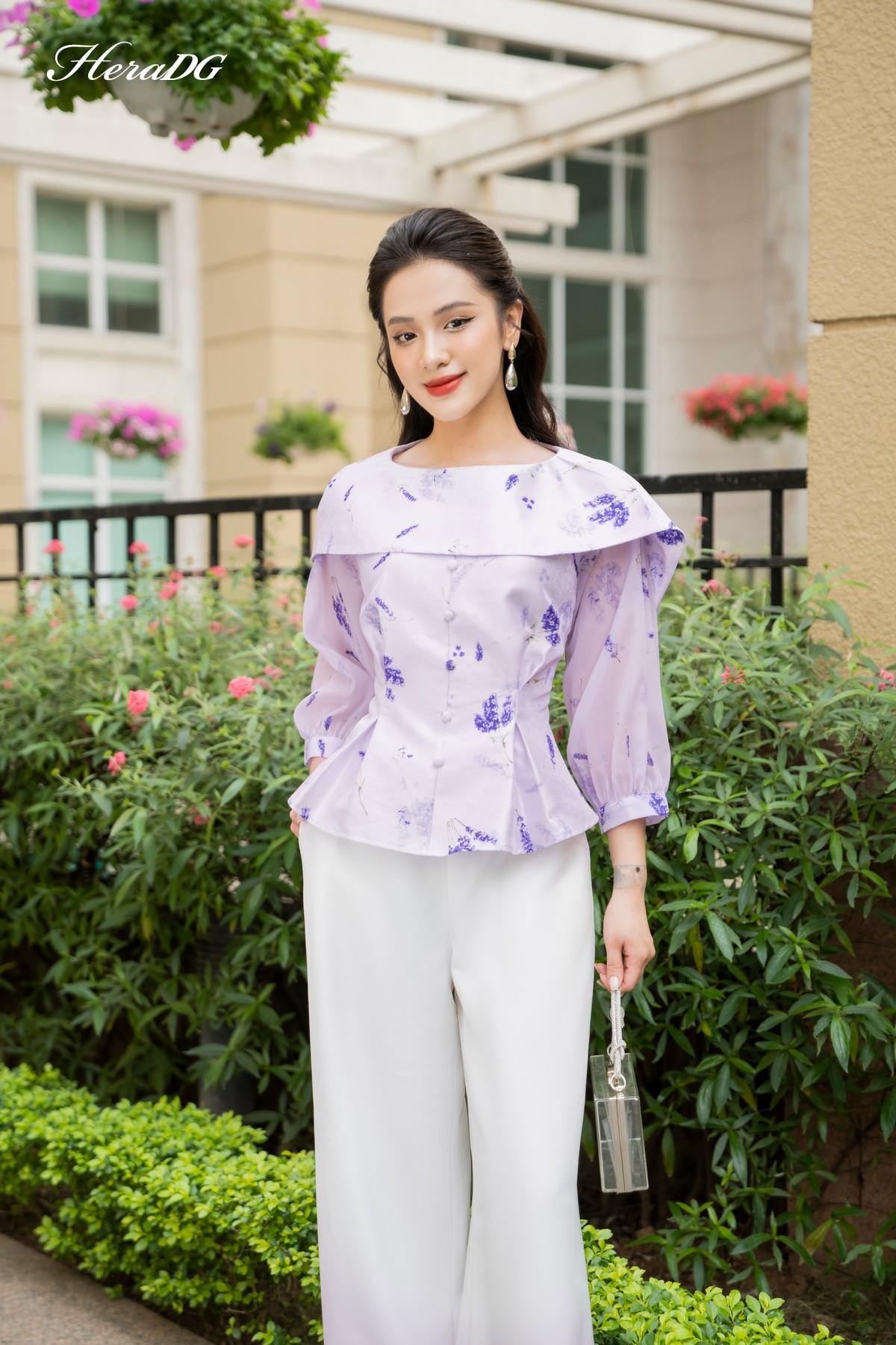 Áo cổ tròn tay lỡ