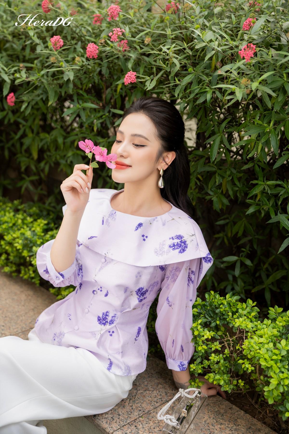 Áo cổ tròn tay lỡ