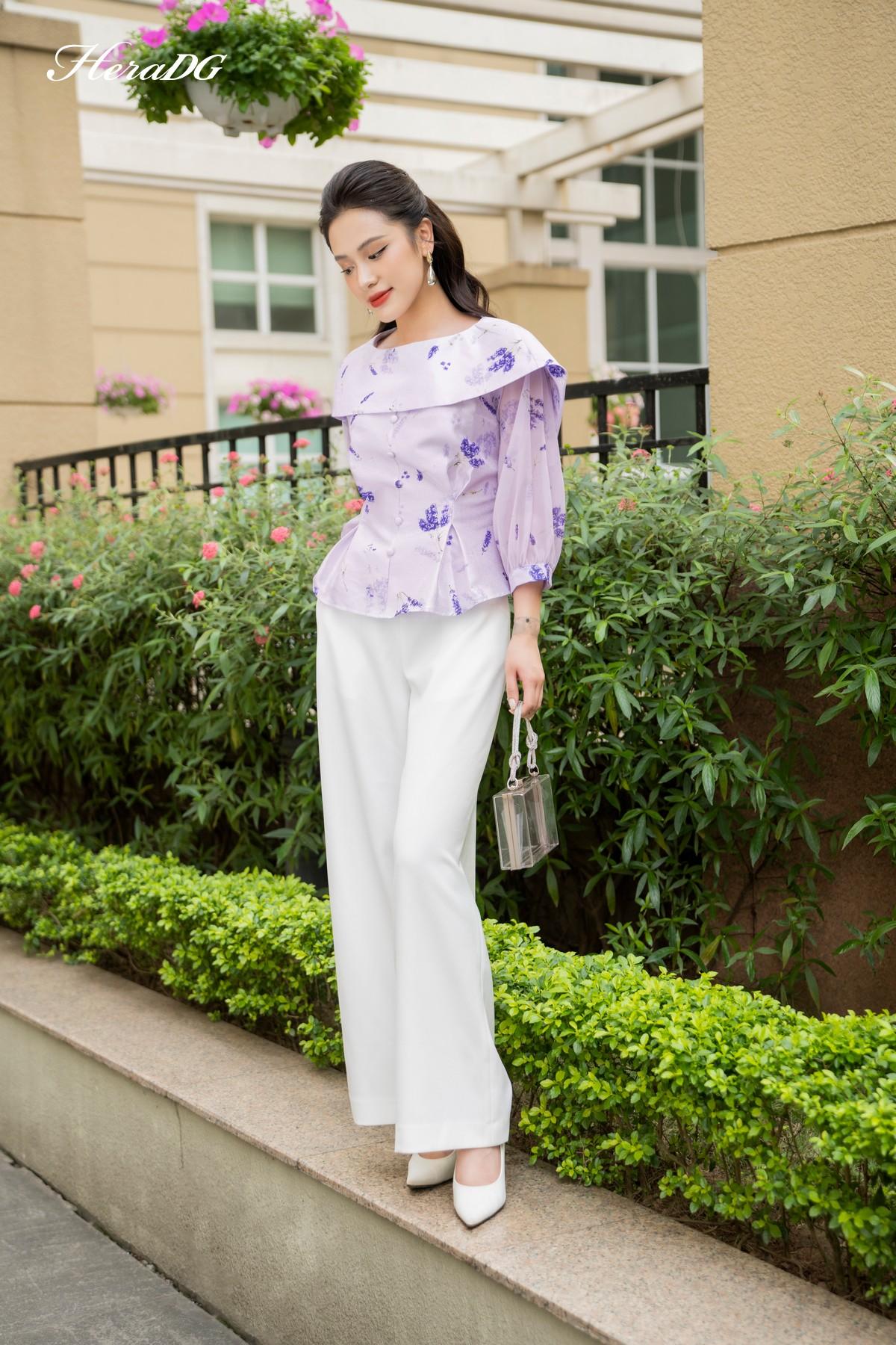 Áo cổ tròn tay lỡ