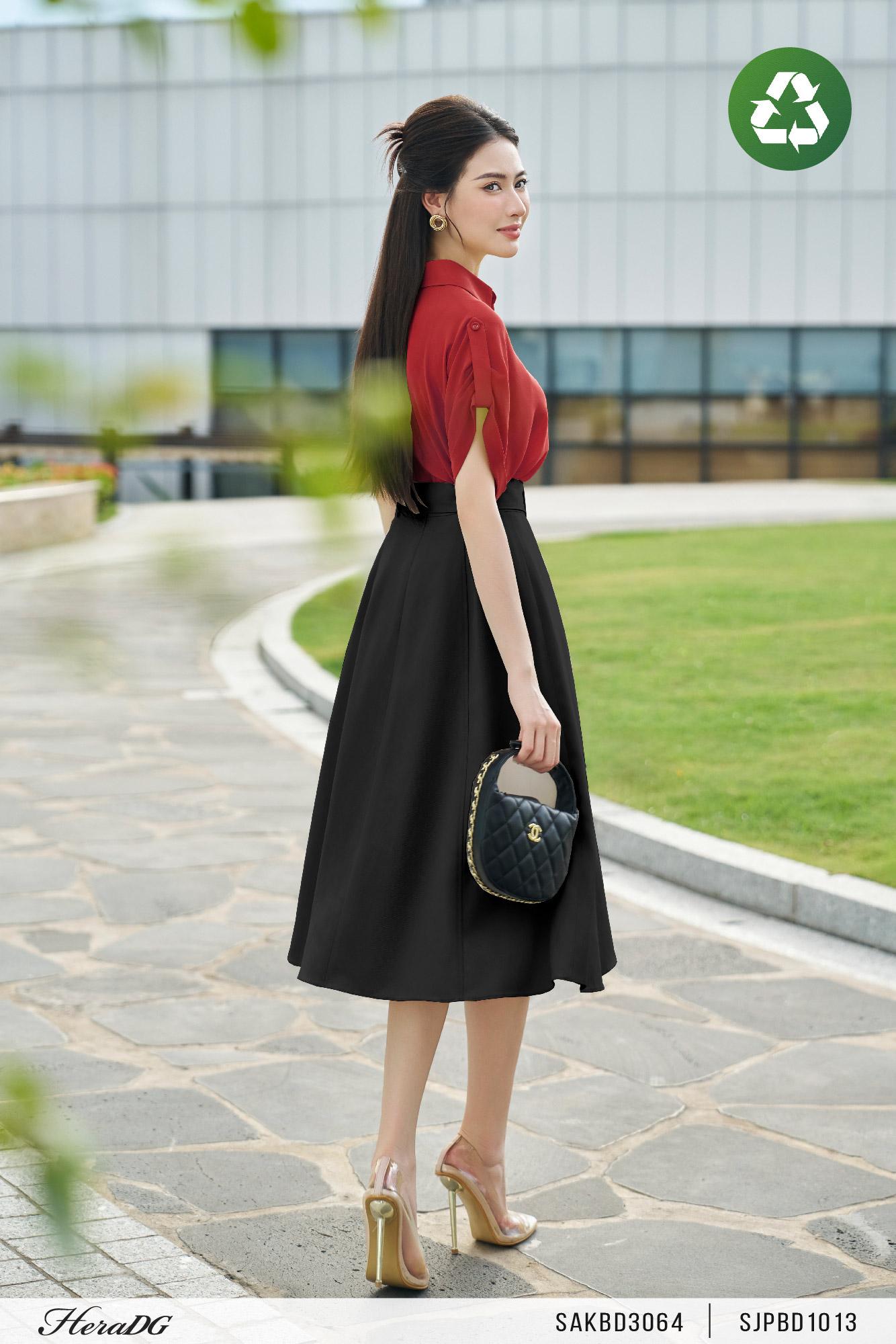 Áo kiểu tay liền lơ vê