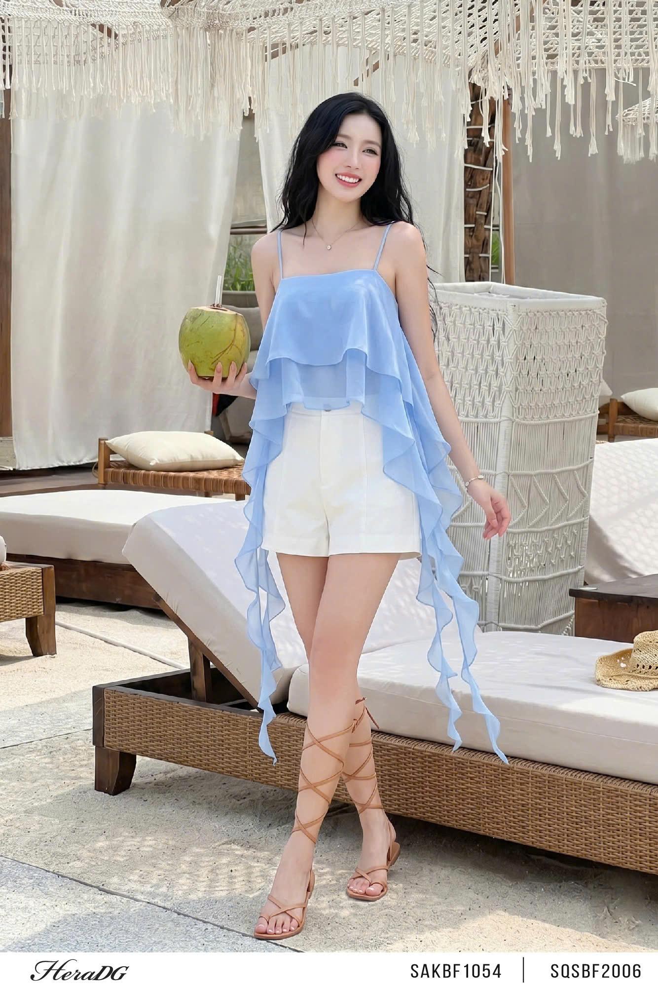 Áo 2 tầng bèo rủ