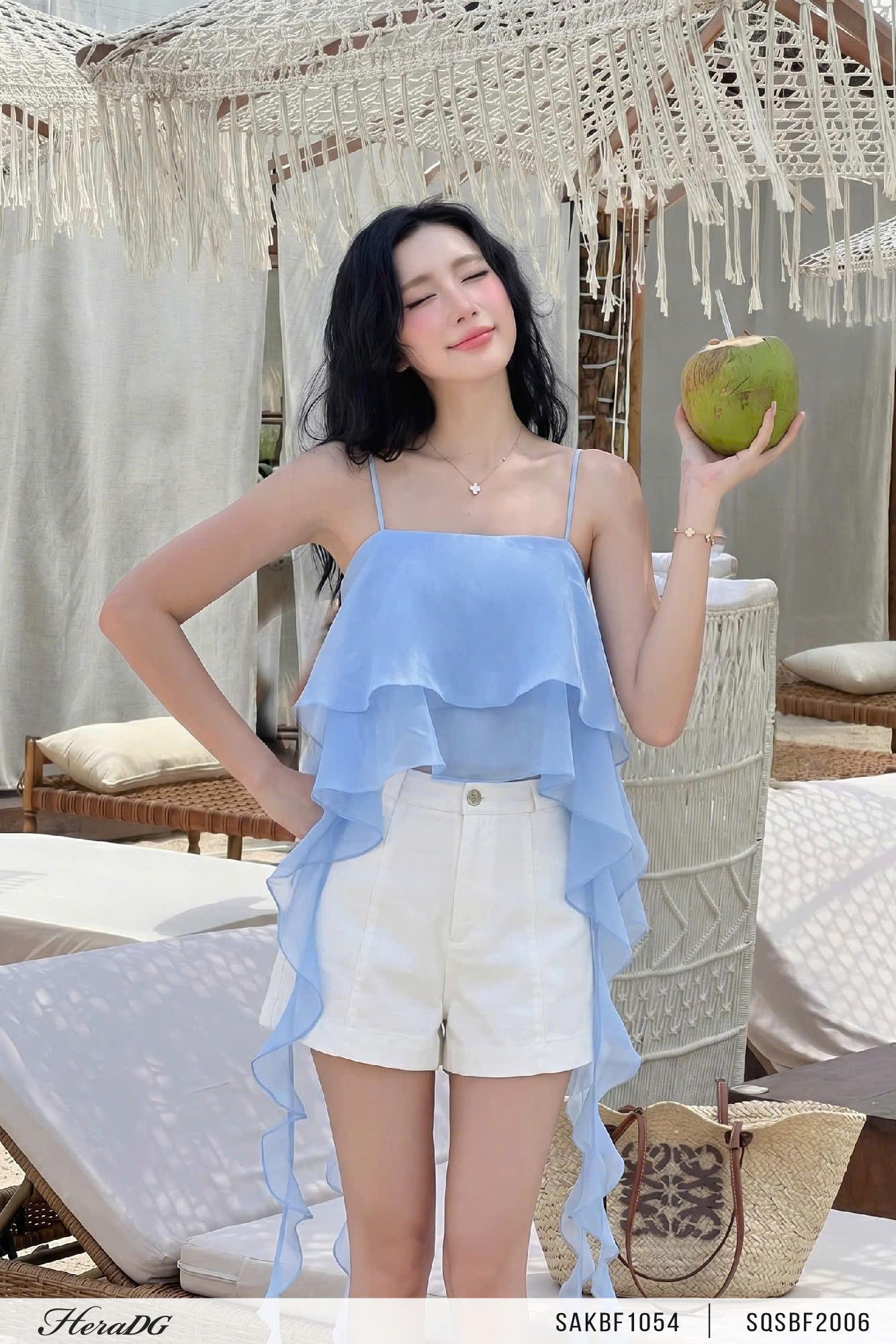 Áo 2 tầng bèo rủ