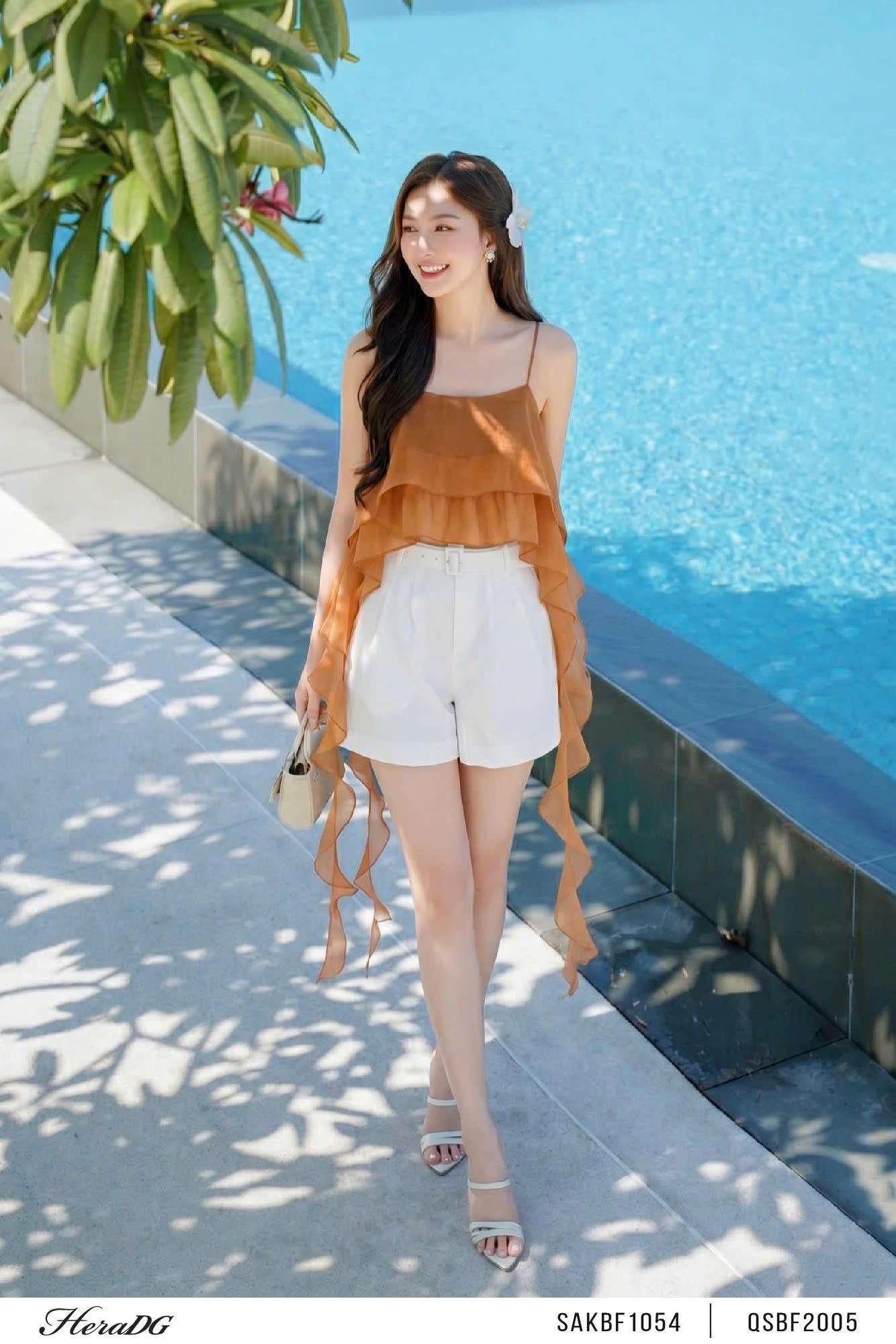 Áo 2 tầng bèo rủ