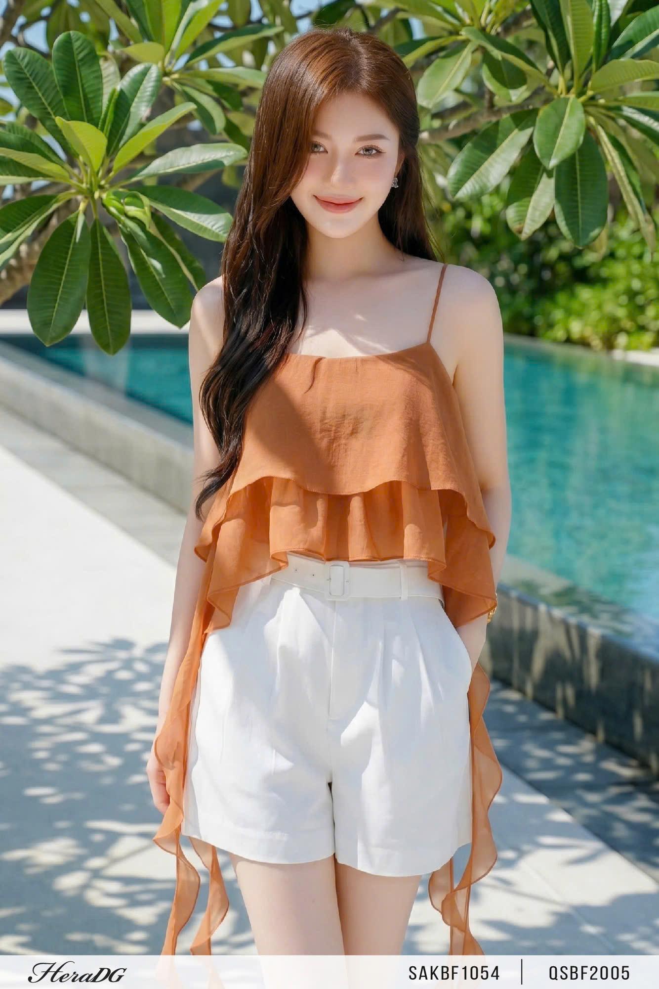 Áo 2 tầng bèo rủ
