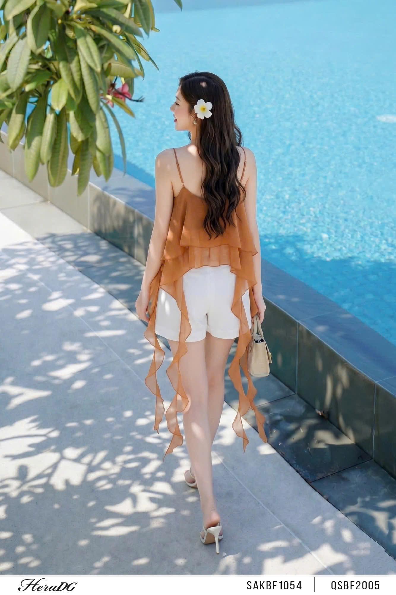 Áo 2 tầng bèo rủ