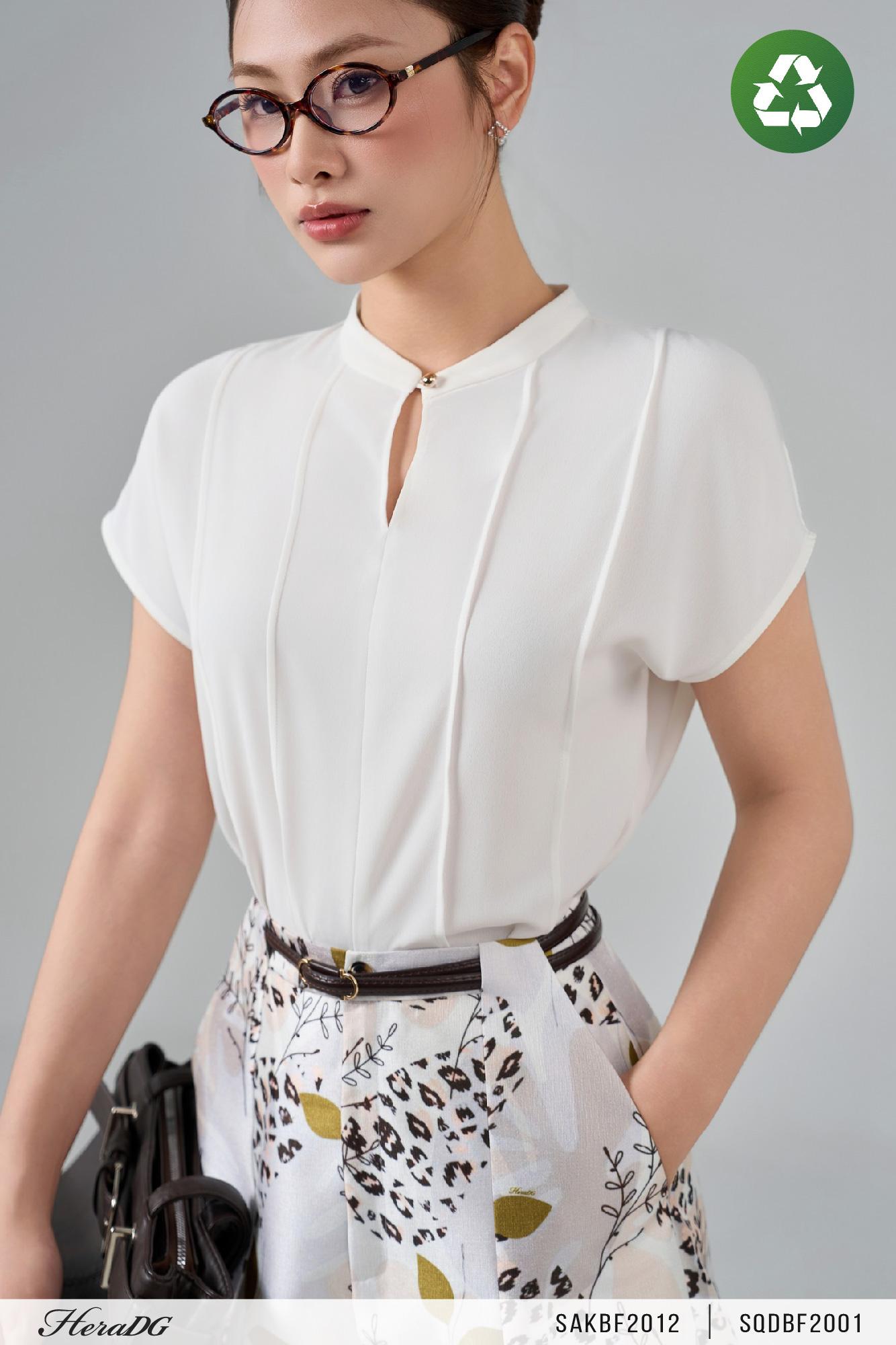 Áo tay chờm thân chần ly