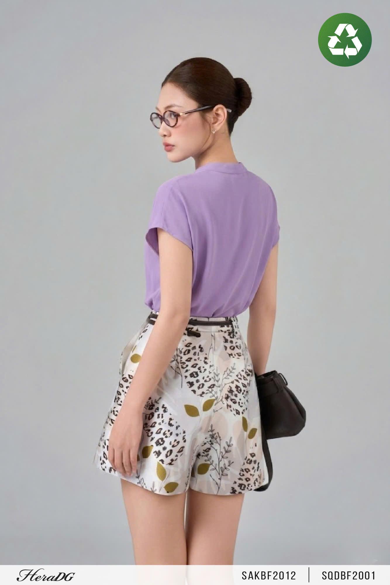 Áo tay chờm thân chần ly