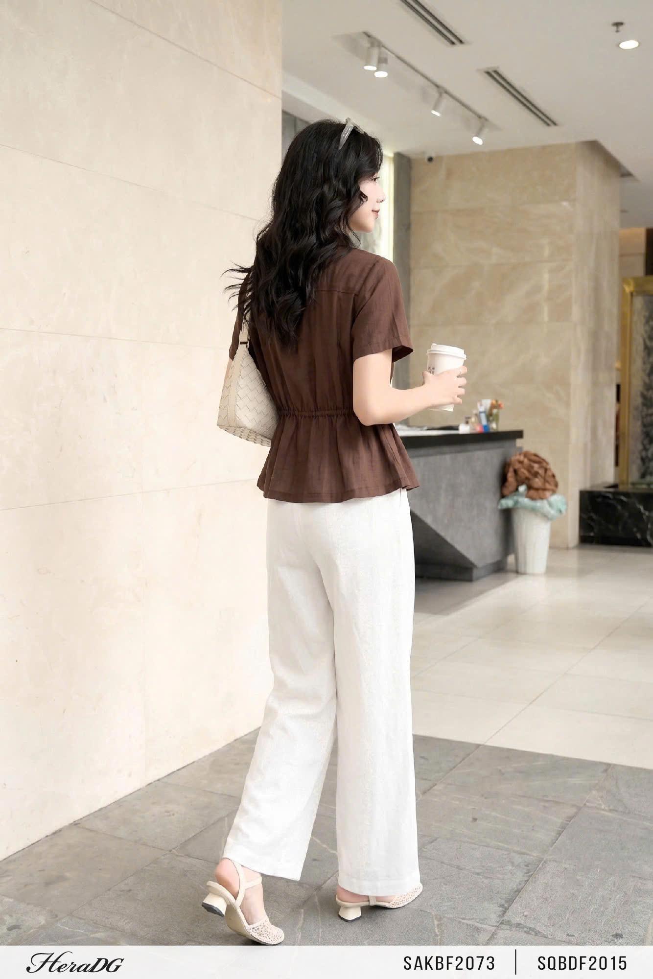 Áo kiểu eo rút dây