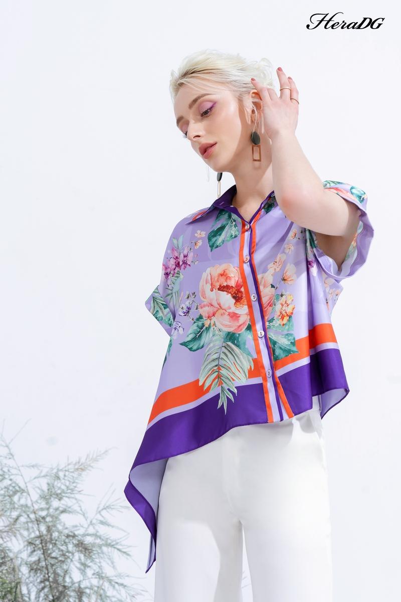 Áo sơ mi vạt chéo