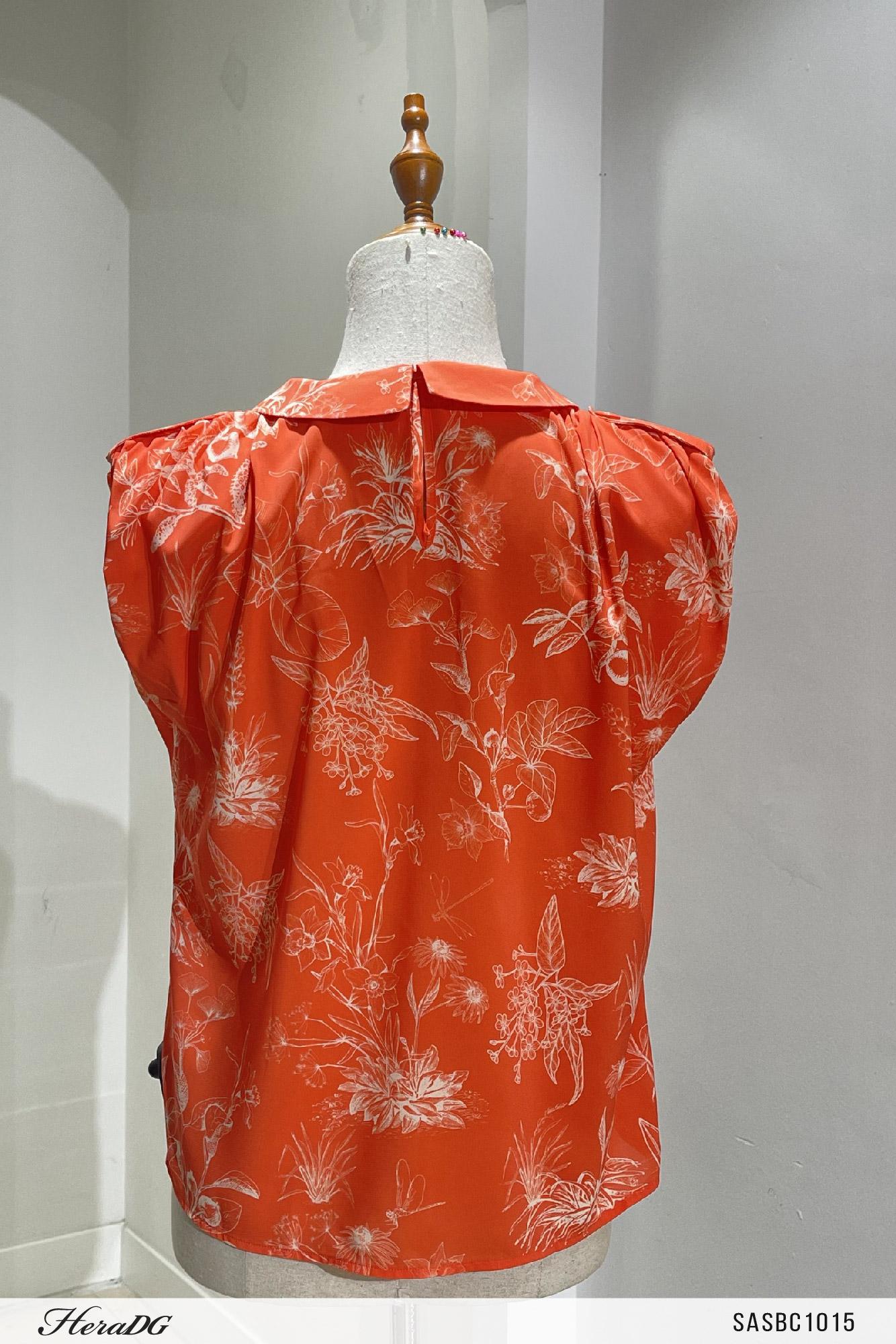 Áo kiểu, vai nhún chờm