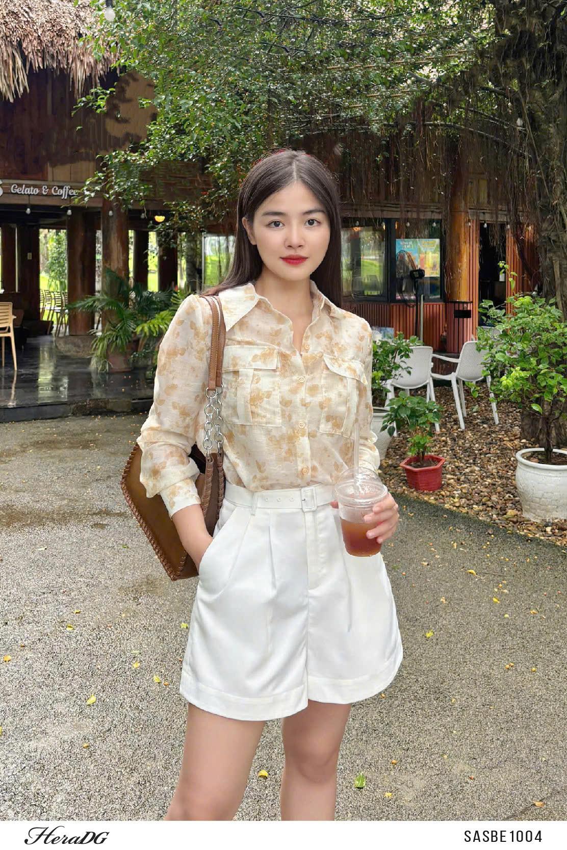 Áo sơ mi hoạ tiết