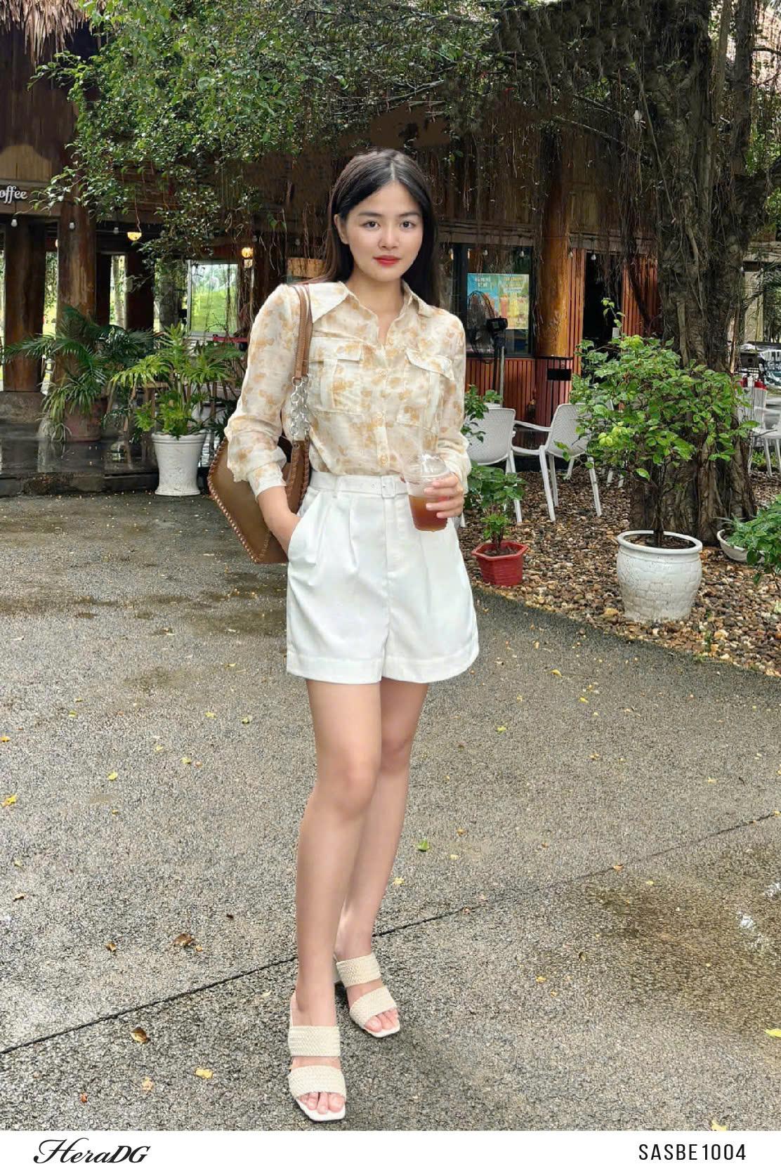 Áo sơ mi hoạ tiết