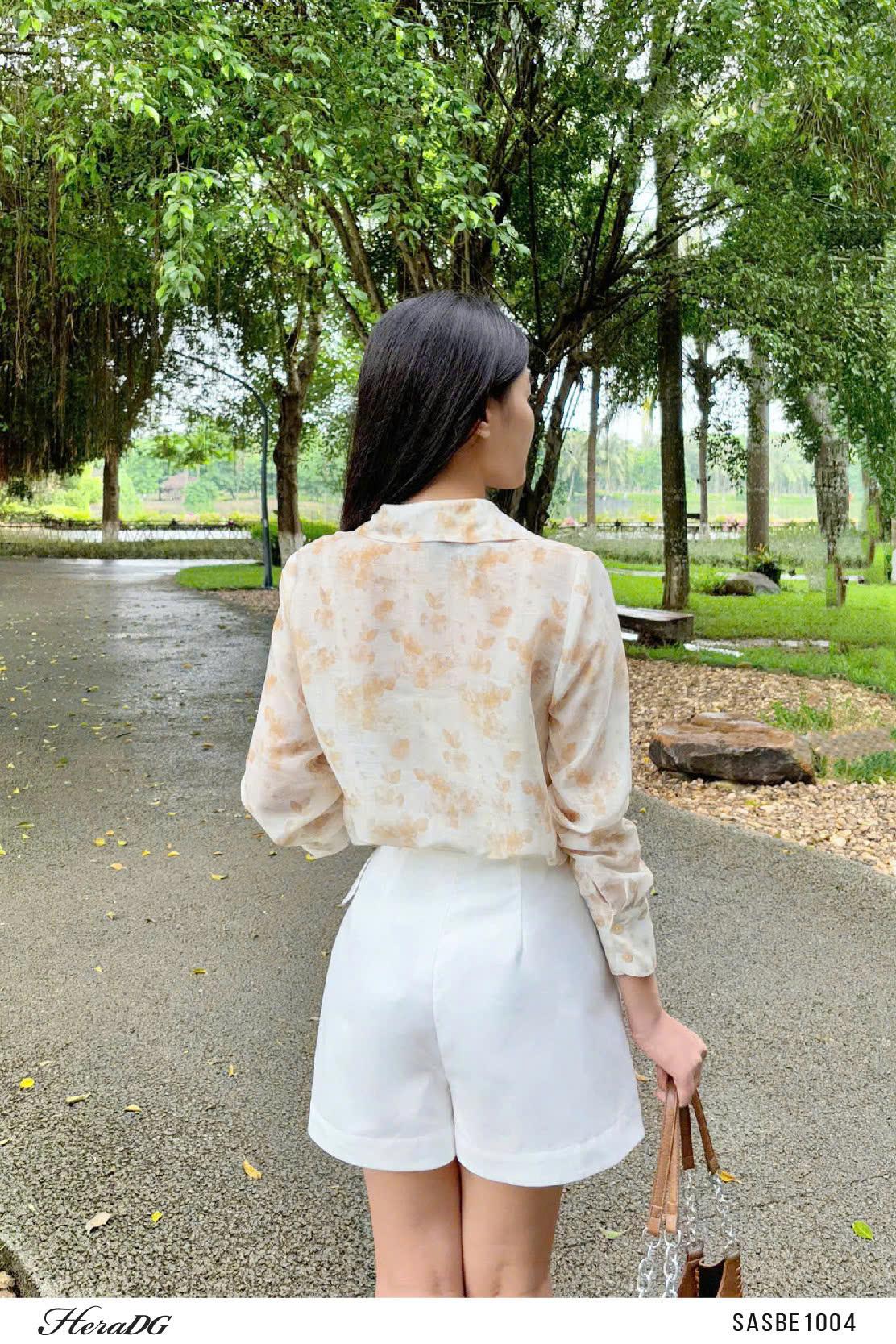 Áo sơ mi hoạ tiết
