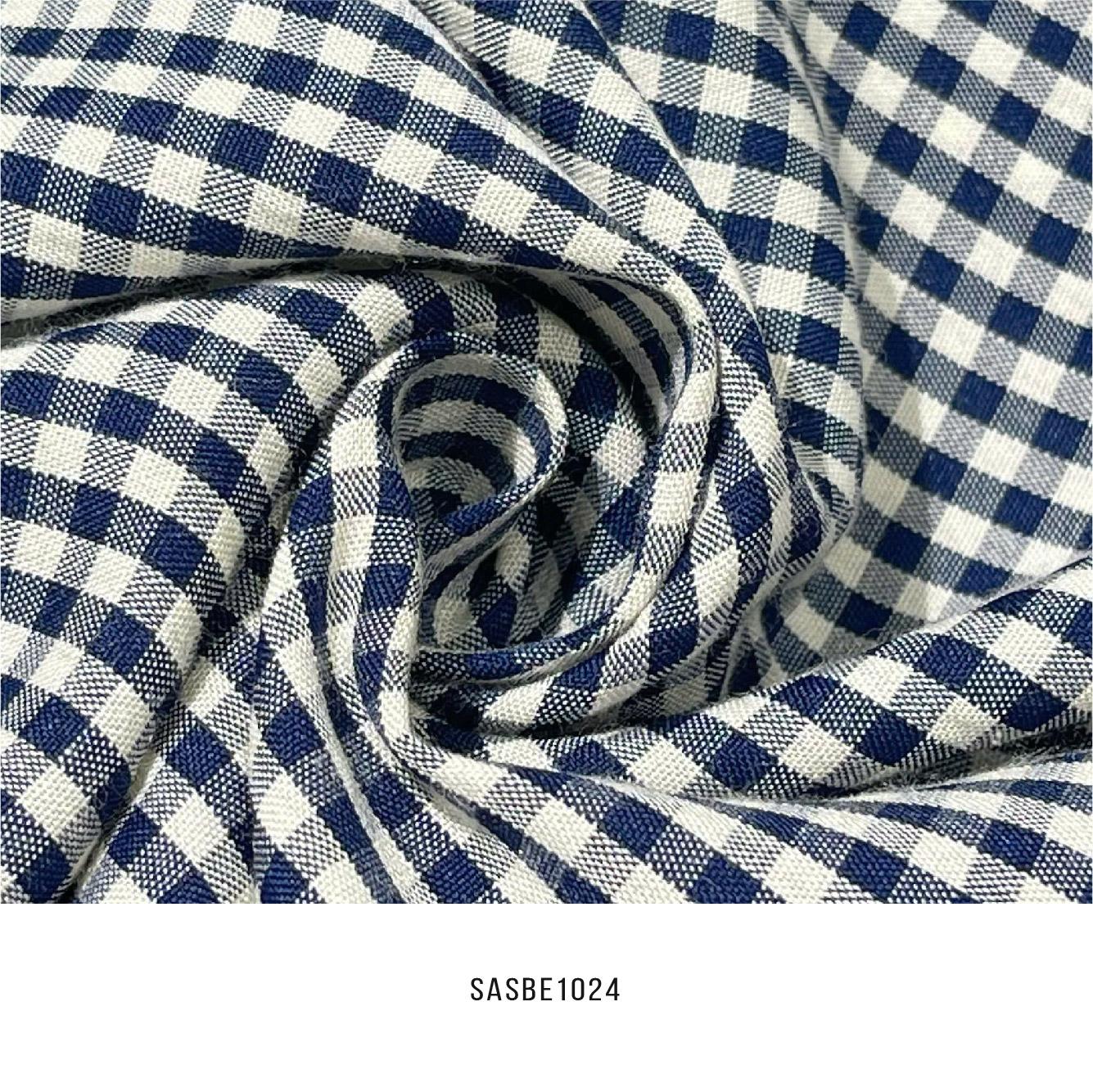 Áo sơ mi kẻ nhún