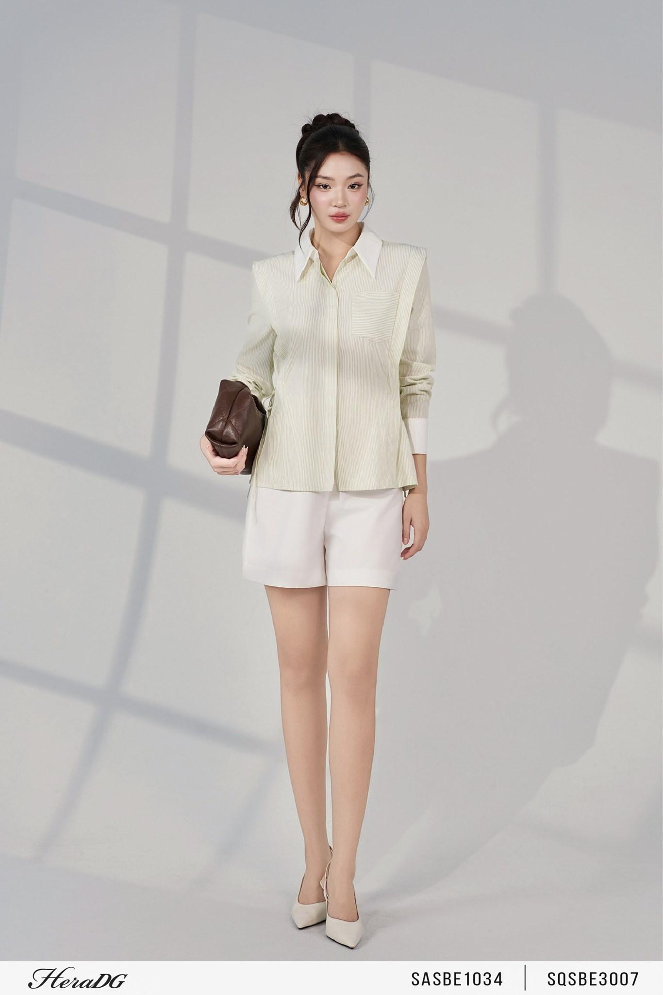 Áo sơ mi cổ phối – ảnh 3